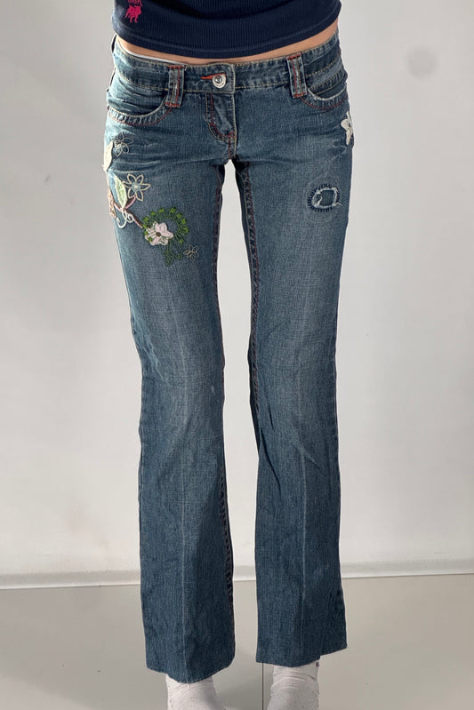 Lågmidjade jeans stl: XS