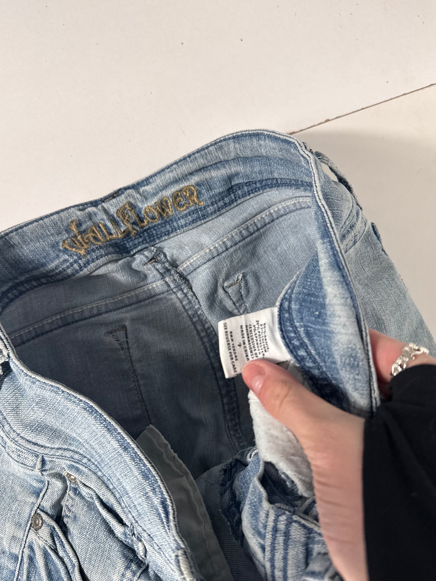 Lågmidjade jeans stl: S/M