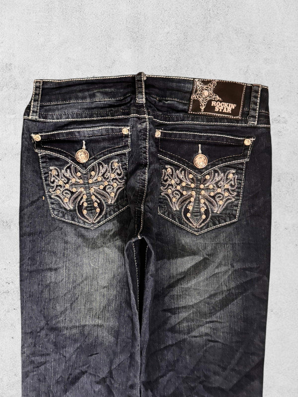 Lågmidjade jeans stl: S