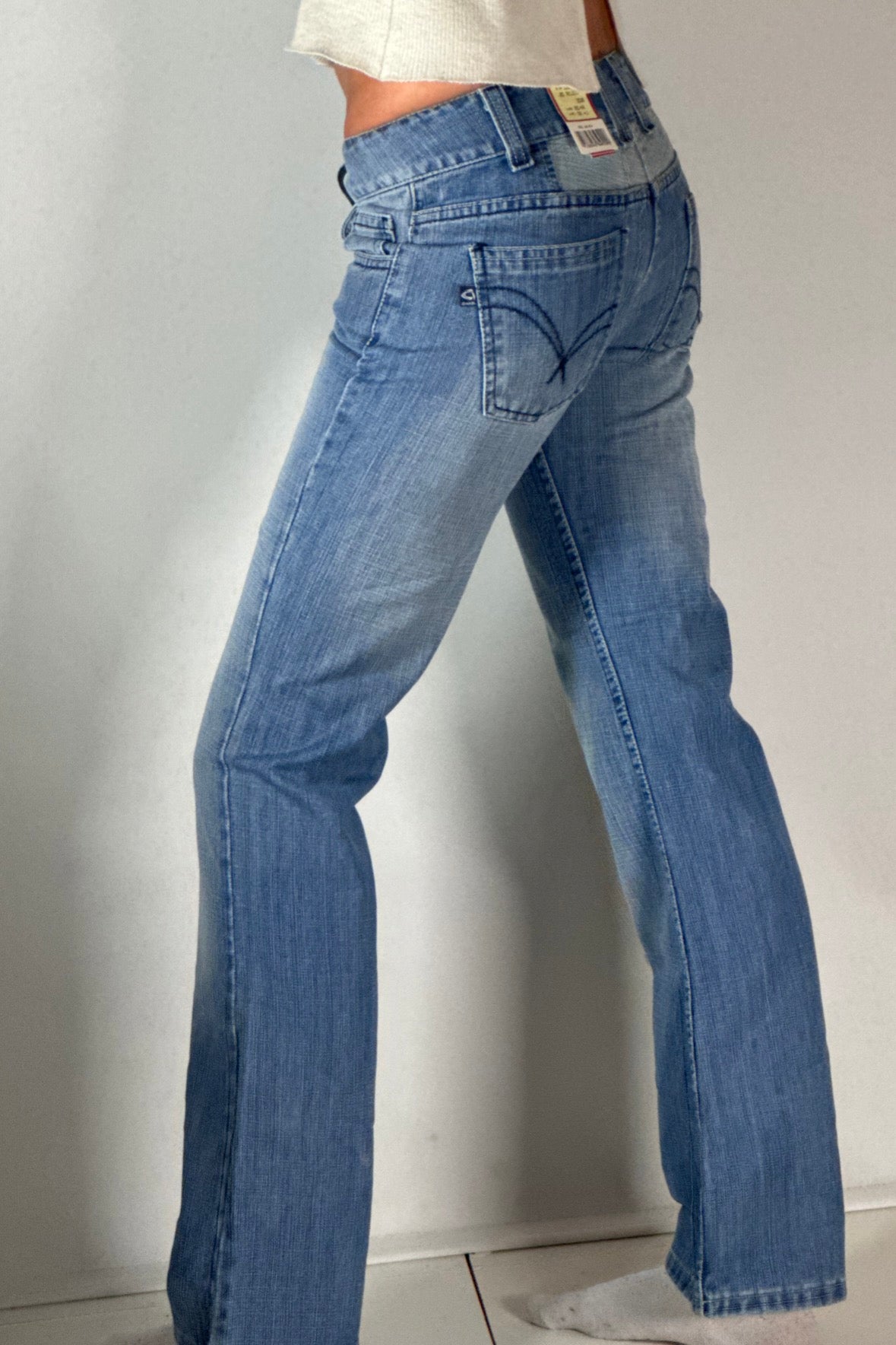 Lågmidjade jeans stl: XXXS (W26/L32)