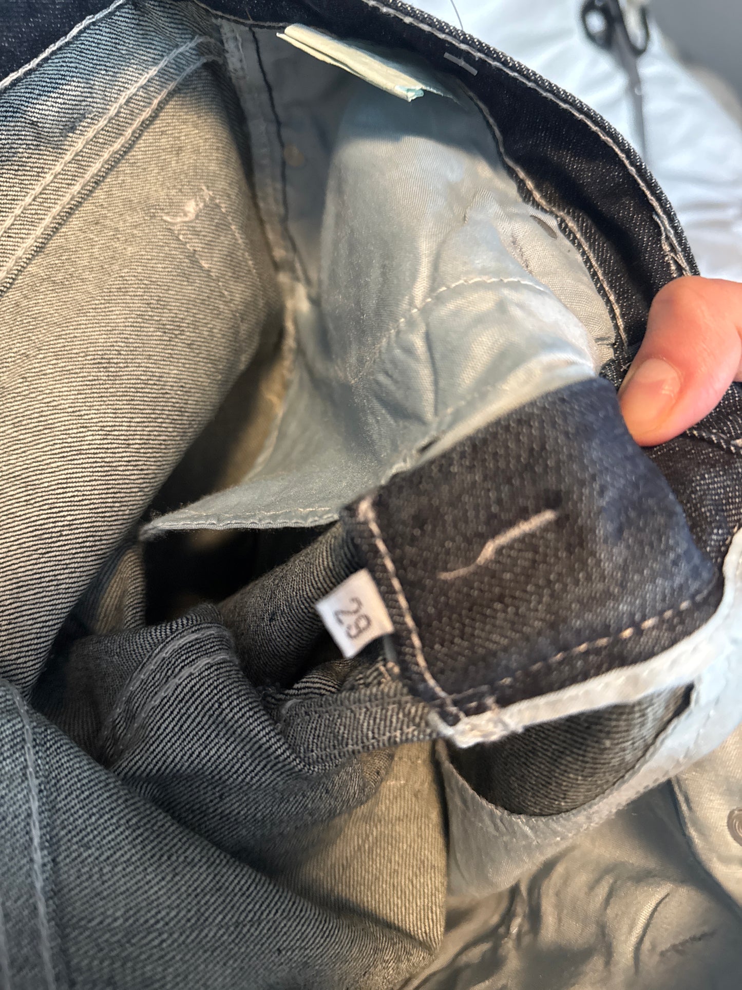 Lågmidjade jeans stl: S (W29/L34)