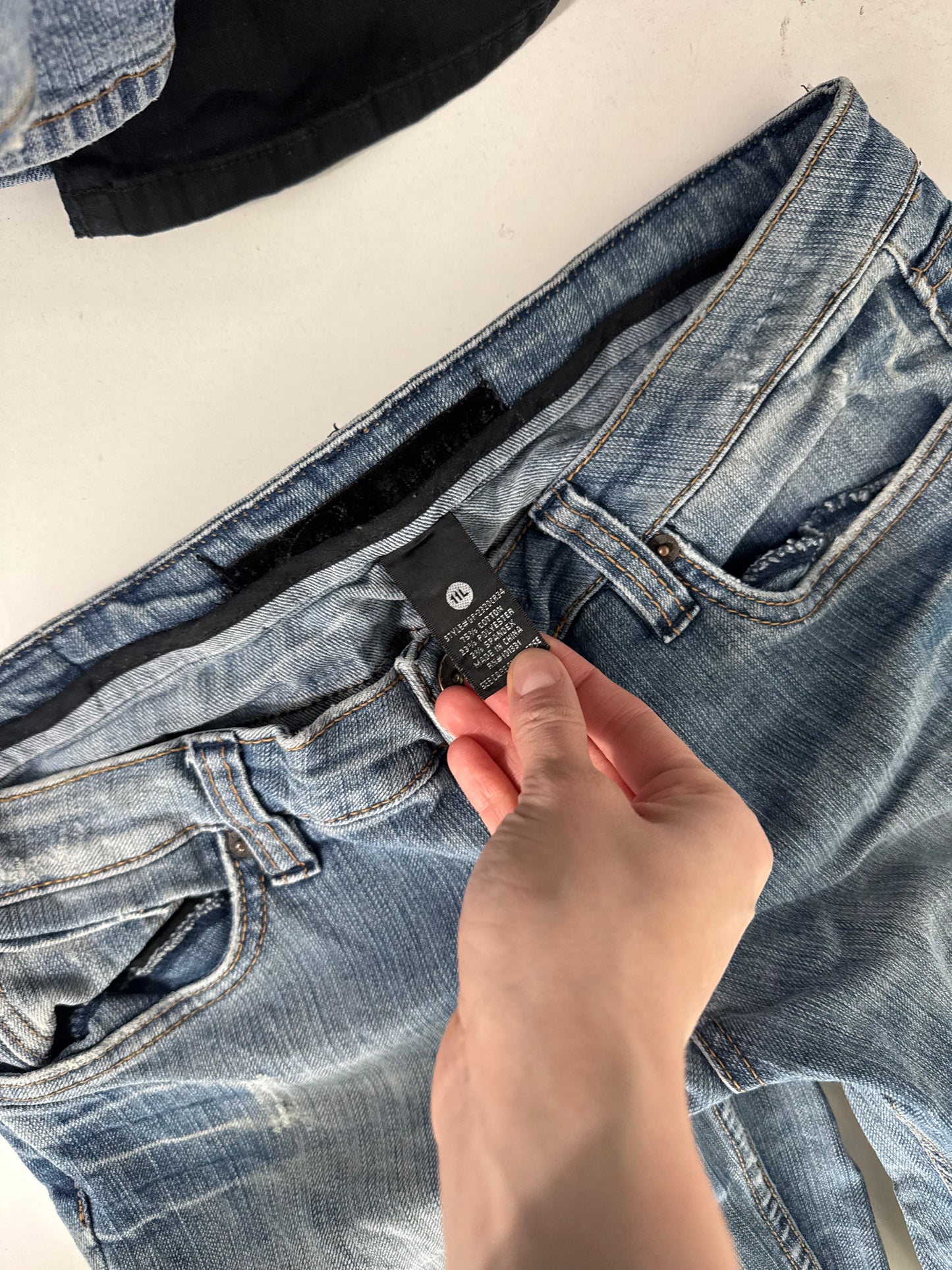 Lågmidjade jeans stl: M