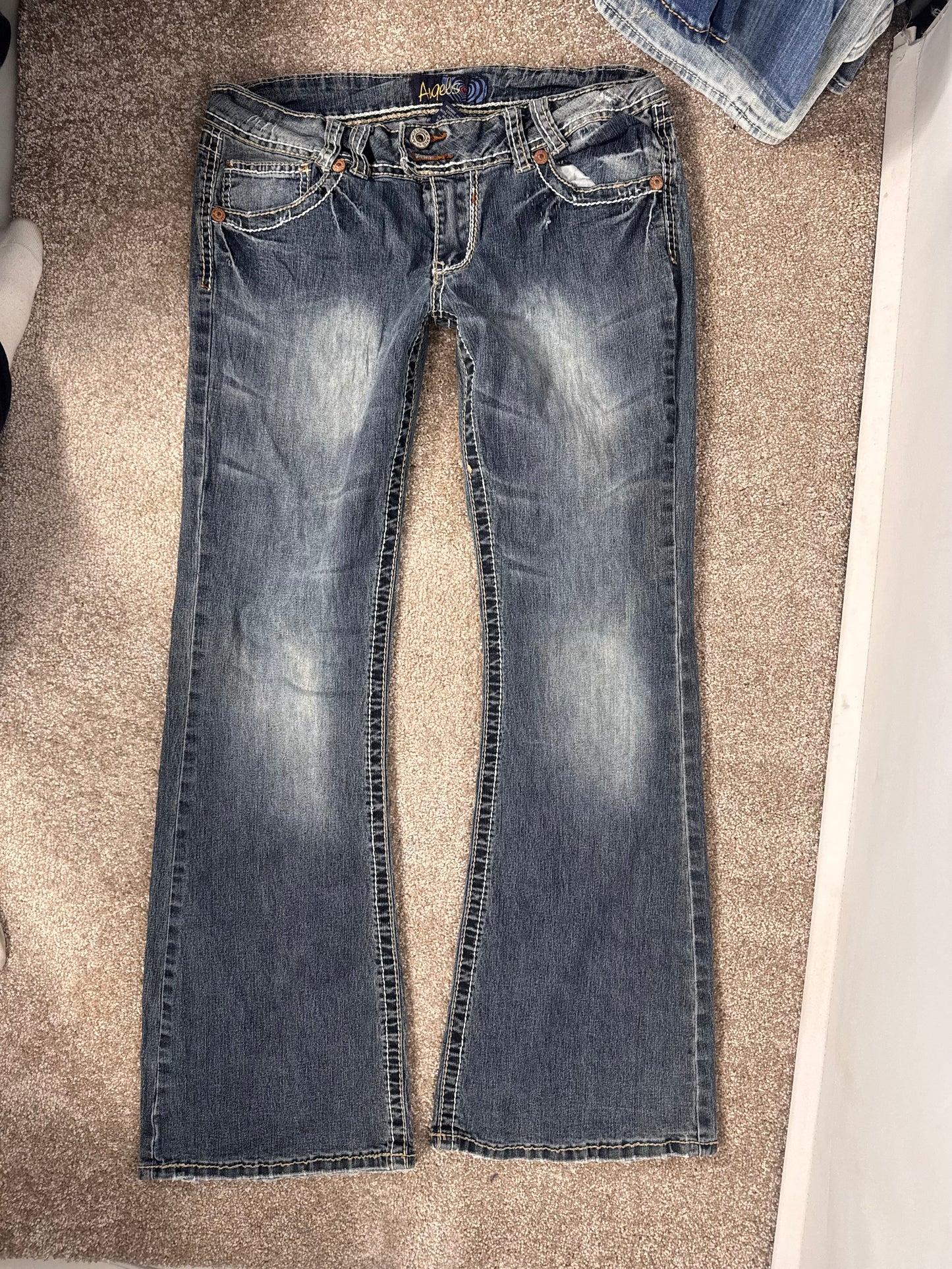 Lavtaljede jeans str: M