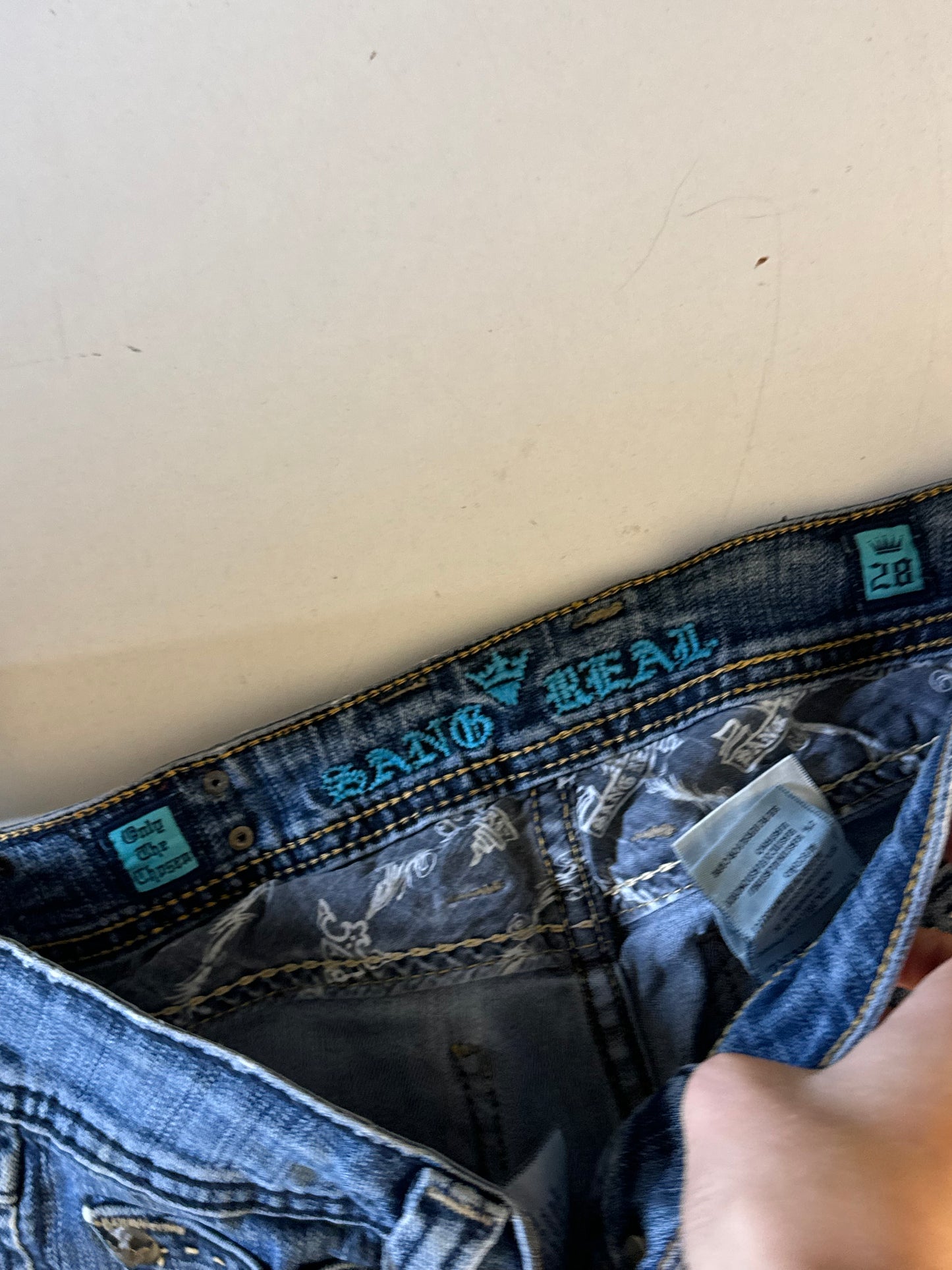 Lågmidjade jeans stl: S