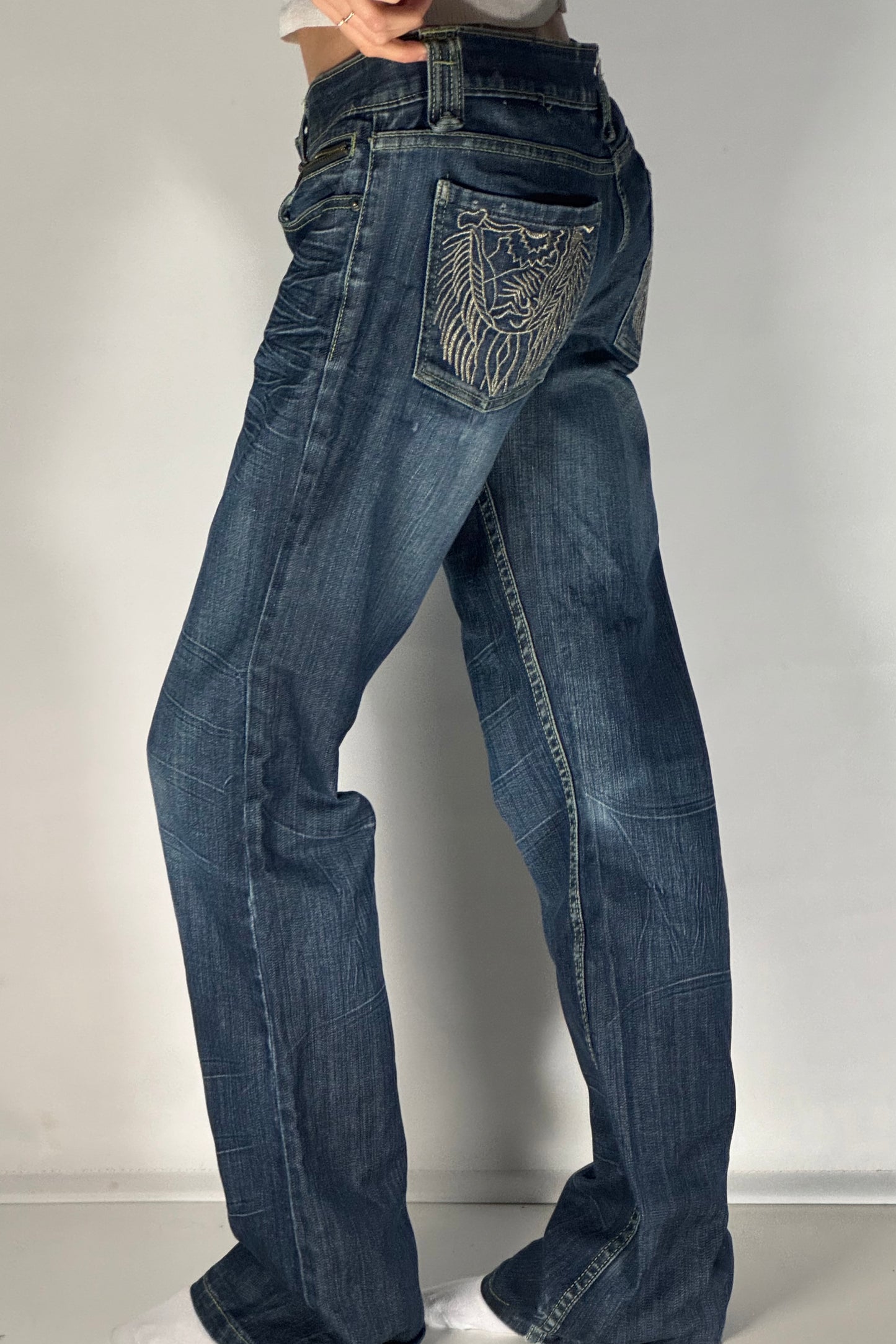 Lågmidjade jeans stl: M