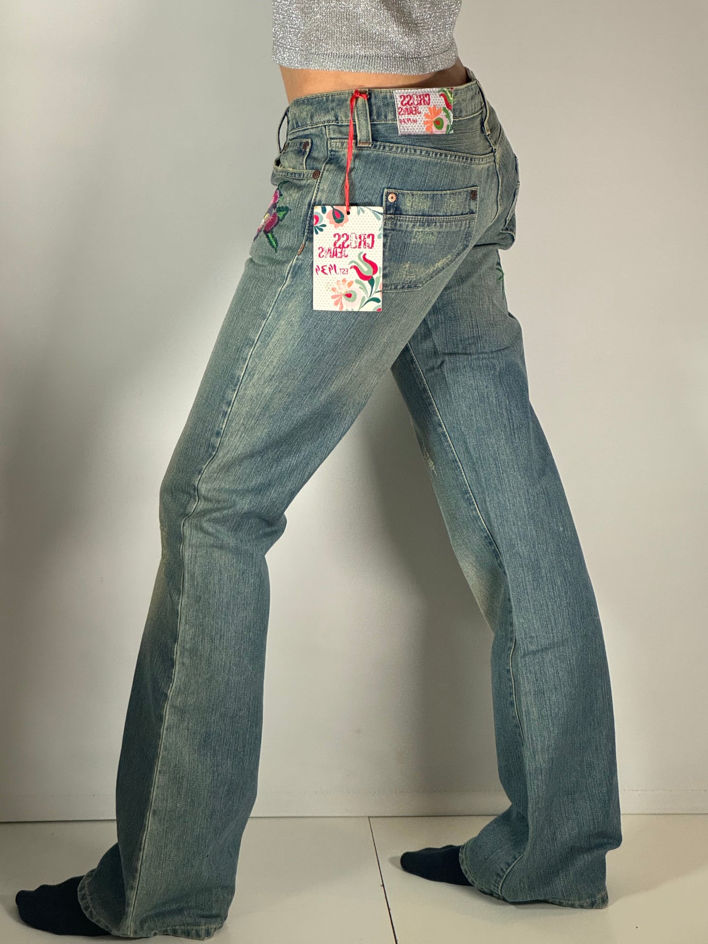 Lågmidjade jeans stl: S