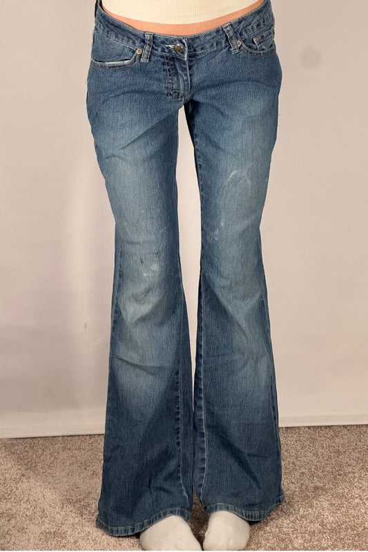 Lavtaljede jeans str: S