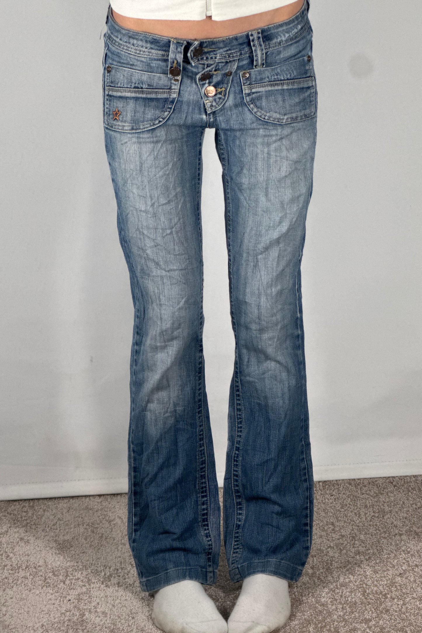 Lavtaljede jeans str: XS