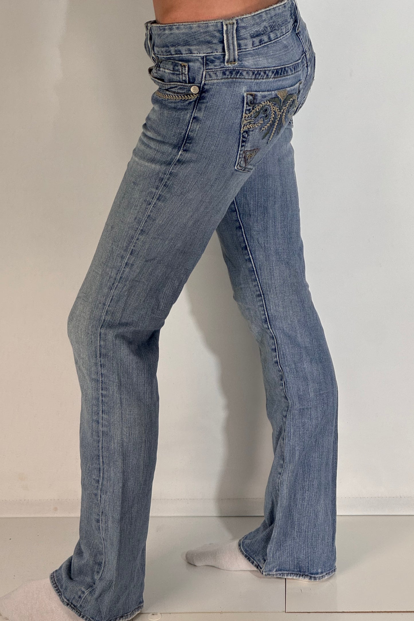 Lågmidjade jeans stl: S