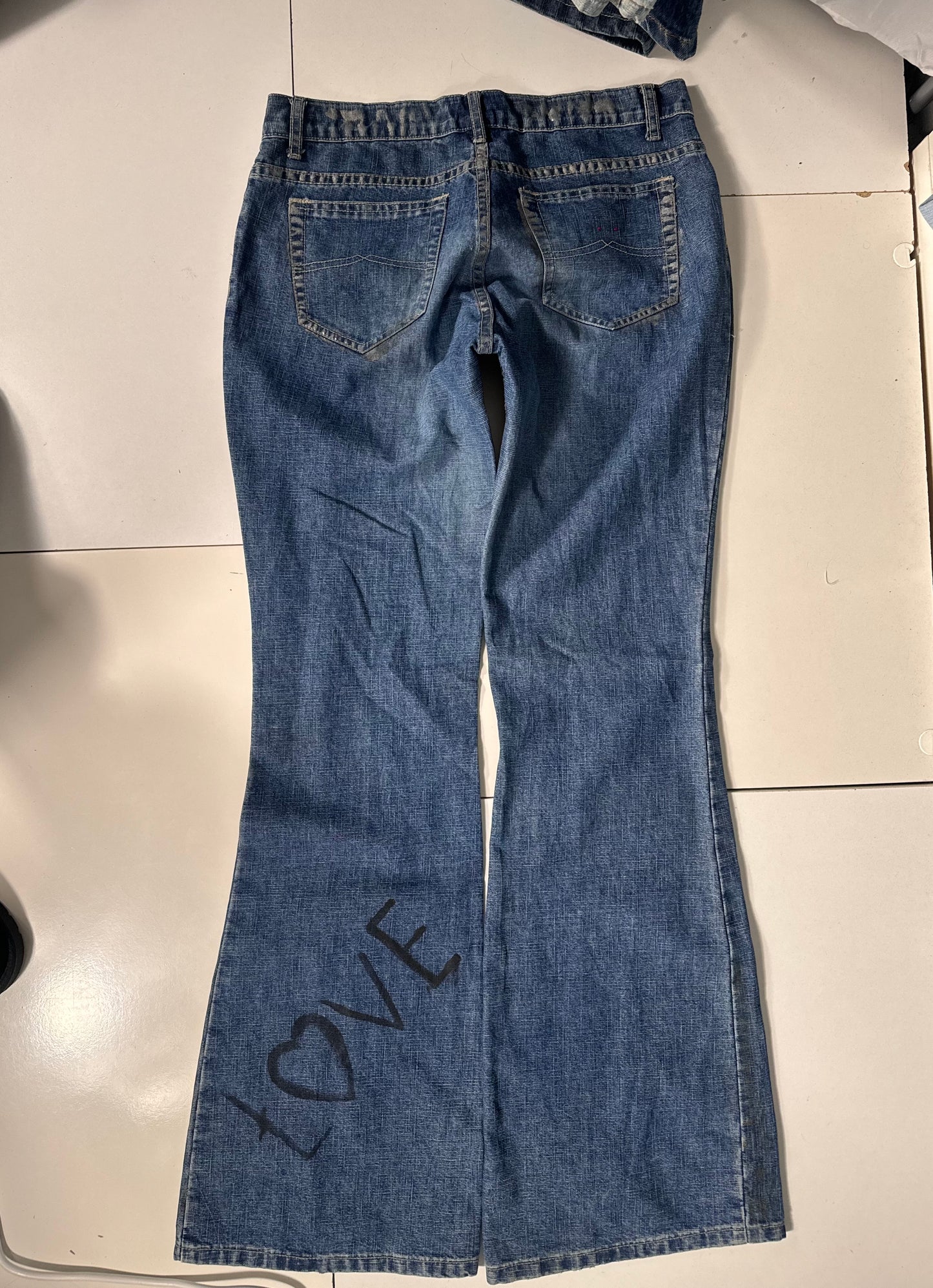 Lågmidjade jeans stl: