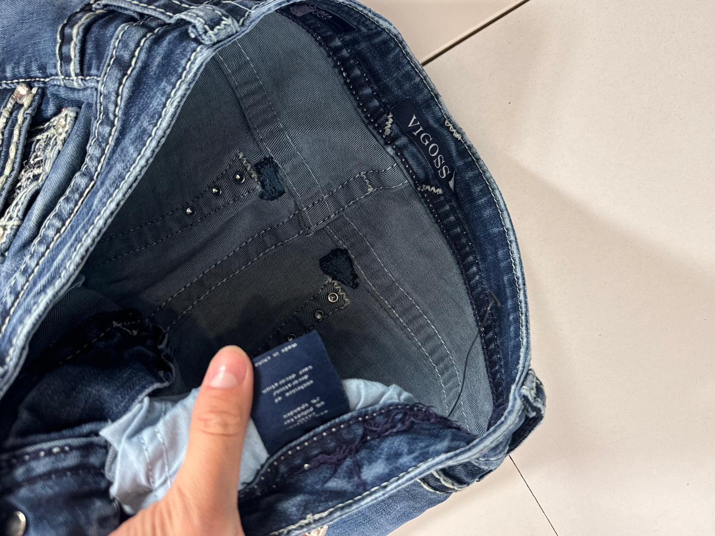 Lågmidjade jeans stl: XS