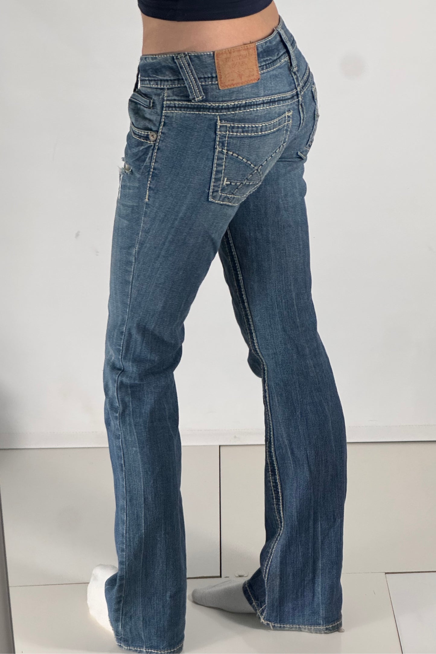 Lågmidjade jeans stl: XS
