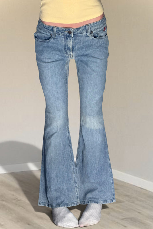 Lågmidjade jeans stl: S