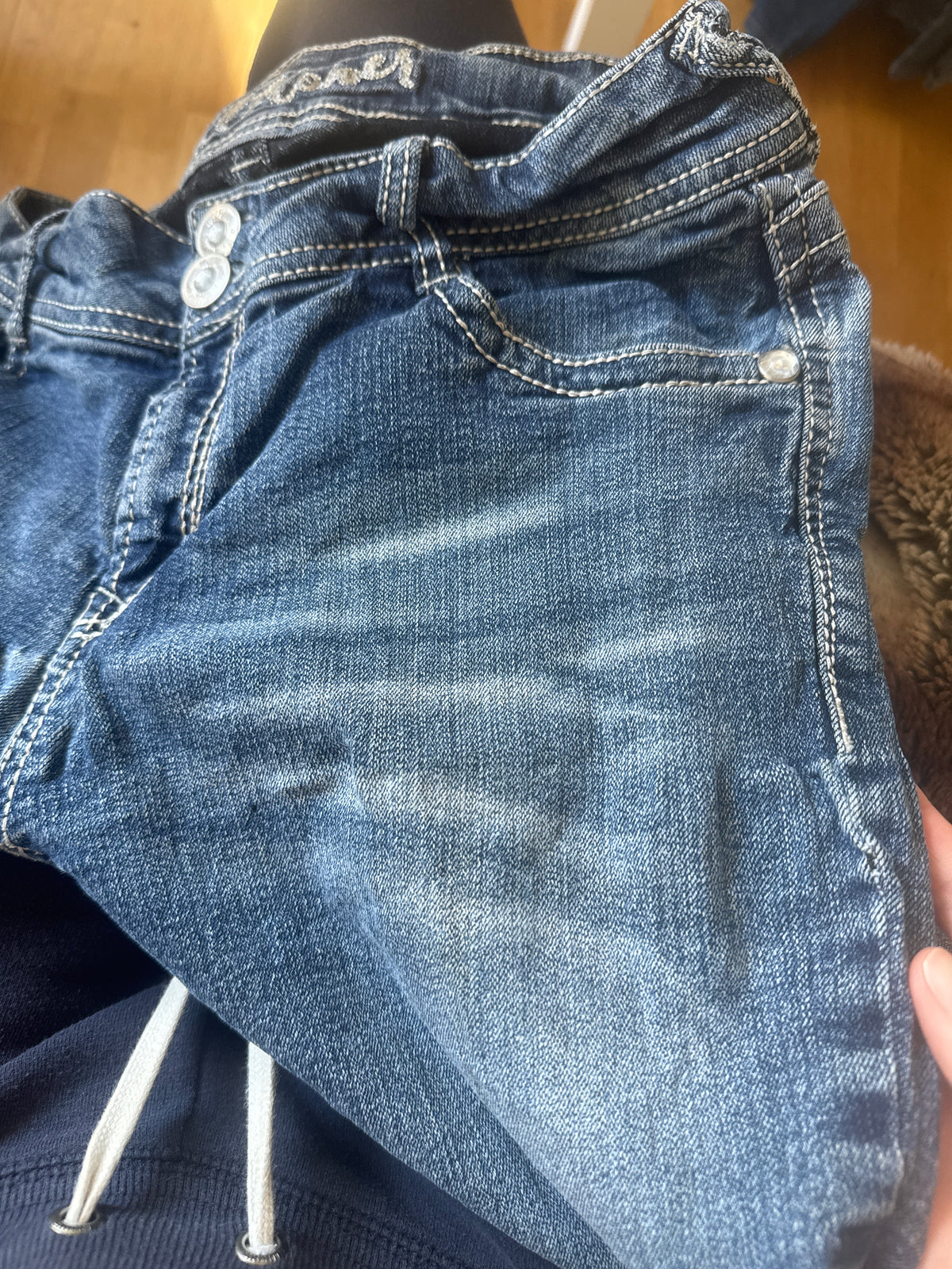 Lågmidjade jeans stl: S