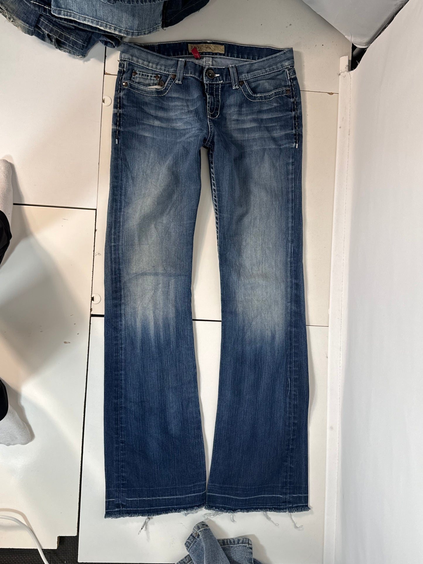 Lavtaljede jeans str: S
