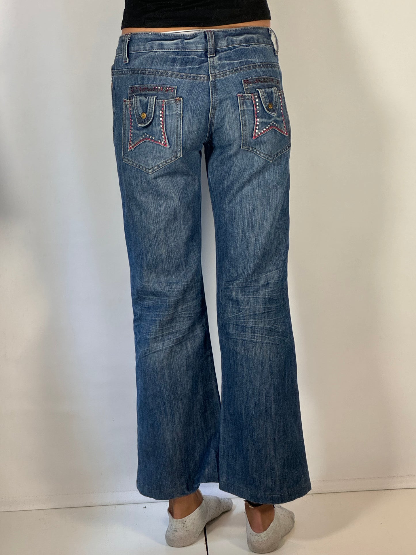 Lågmidjade jeans stl: XS