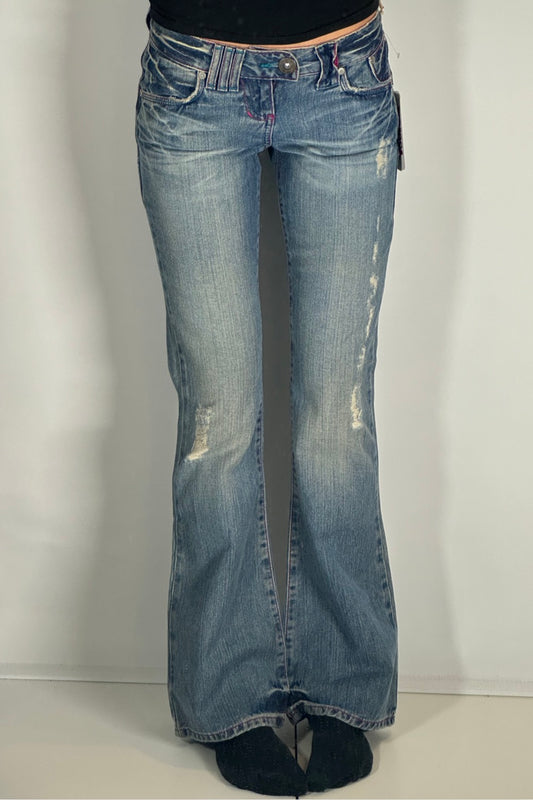 Lågmidjade jeans stl: XS