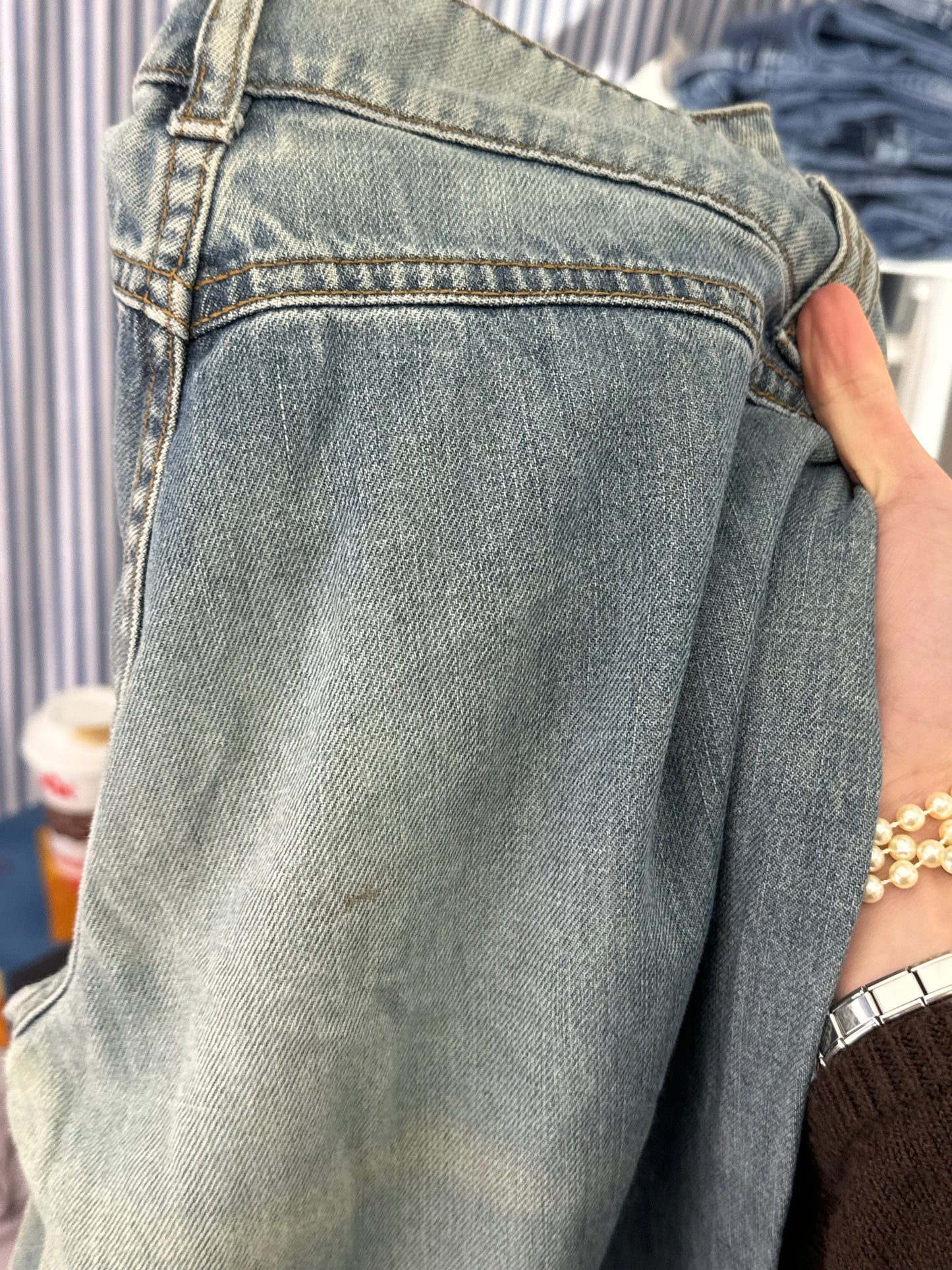 Lågmidjade jeans stl: S