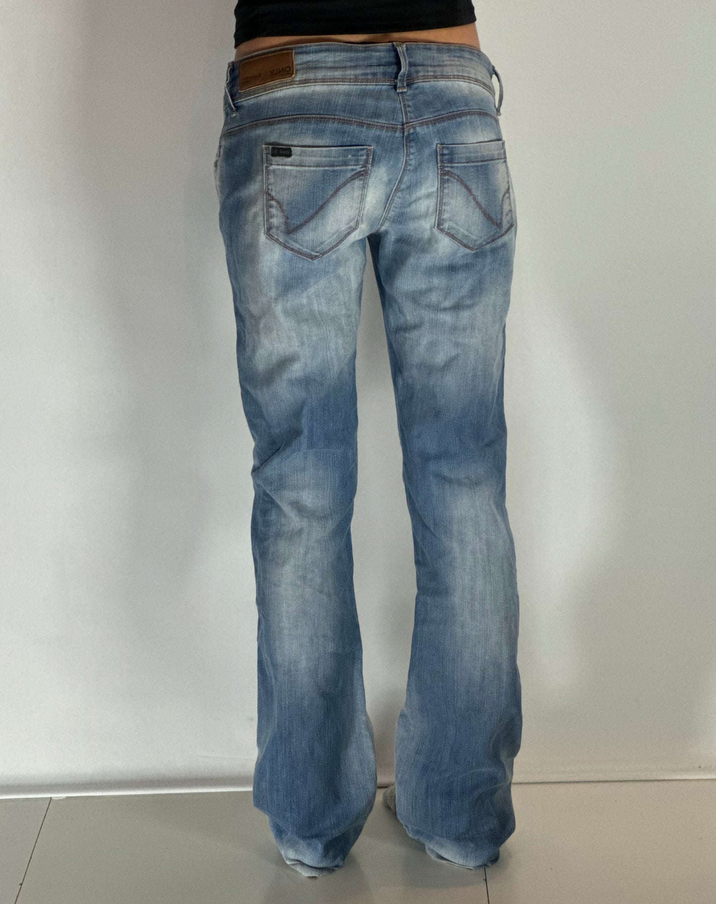 Lågmidjade jeans stl: M