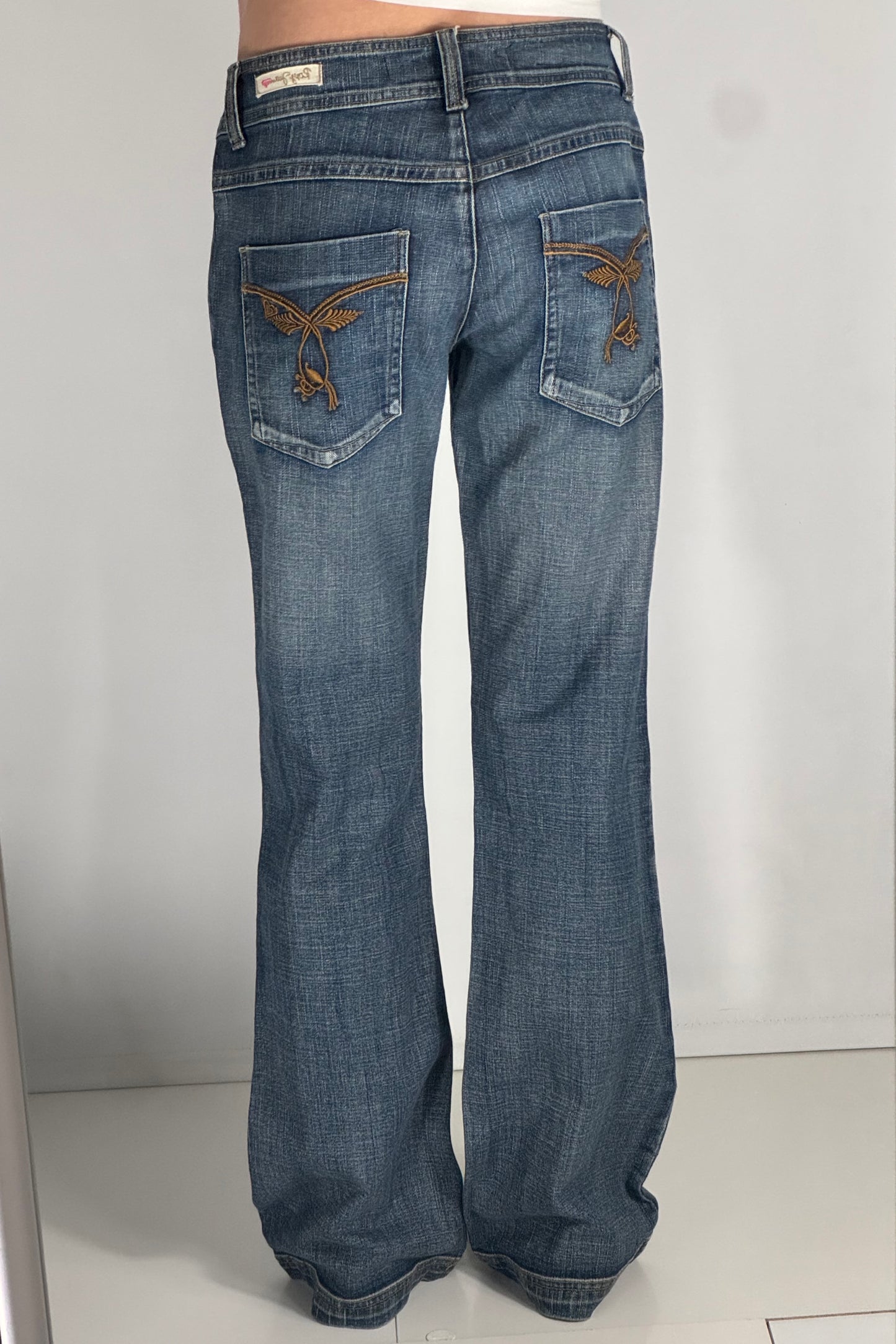 Lågmidjade jeans stl: S/M
