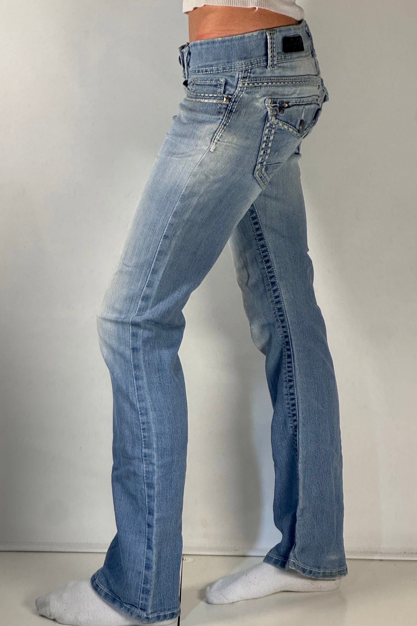Lågmidjade jeans stl: S