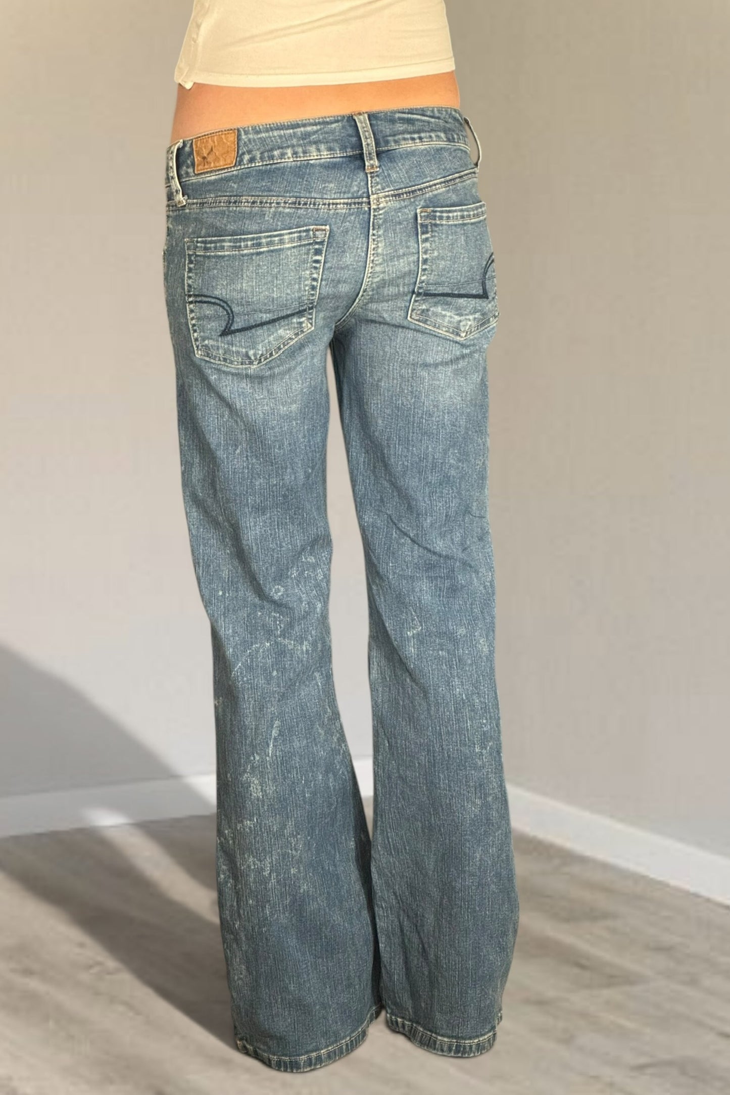 Lågmidjade jeans stl: XS
