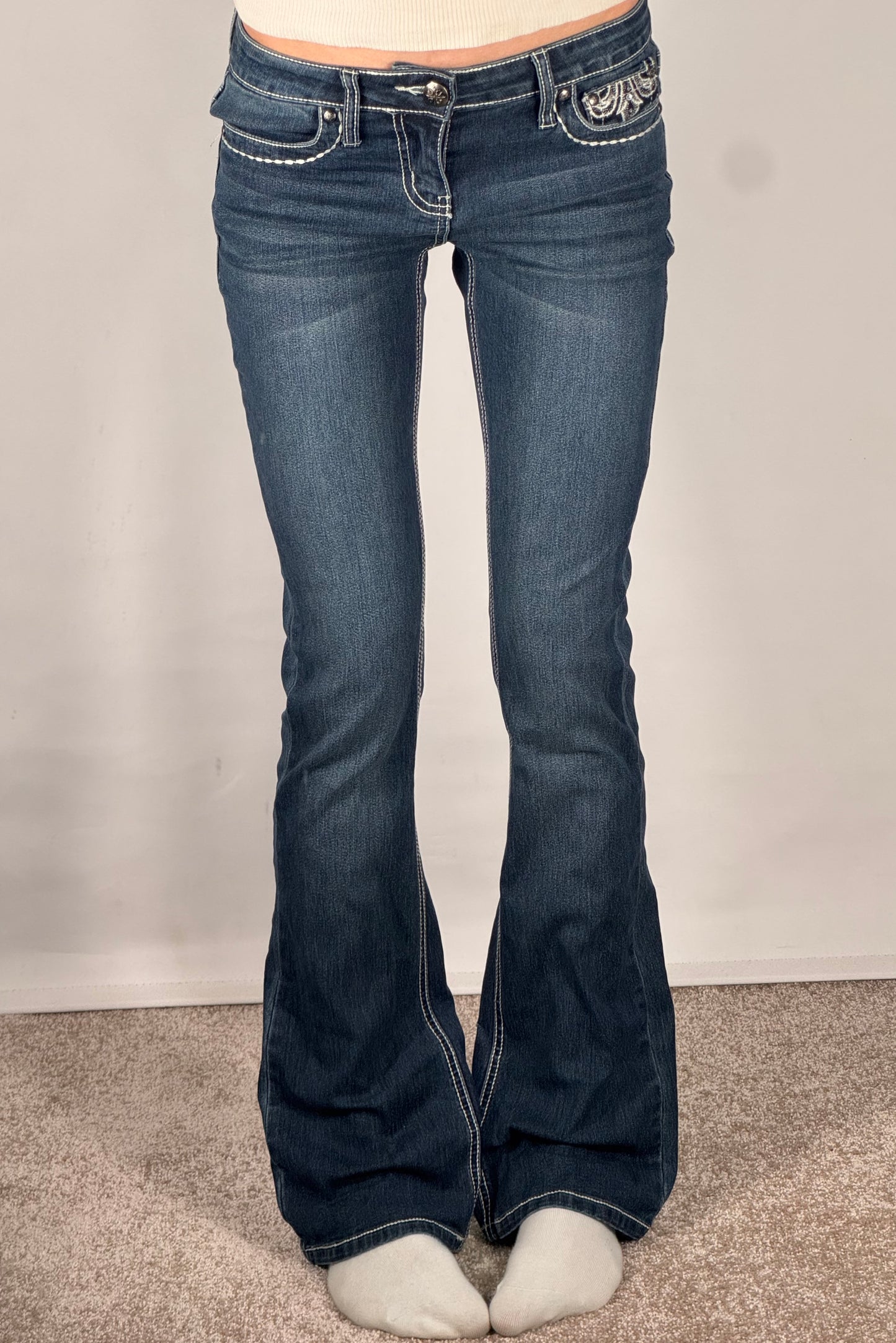 Lågmidjade jeans stl: XS