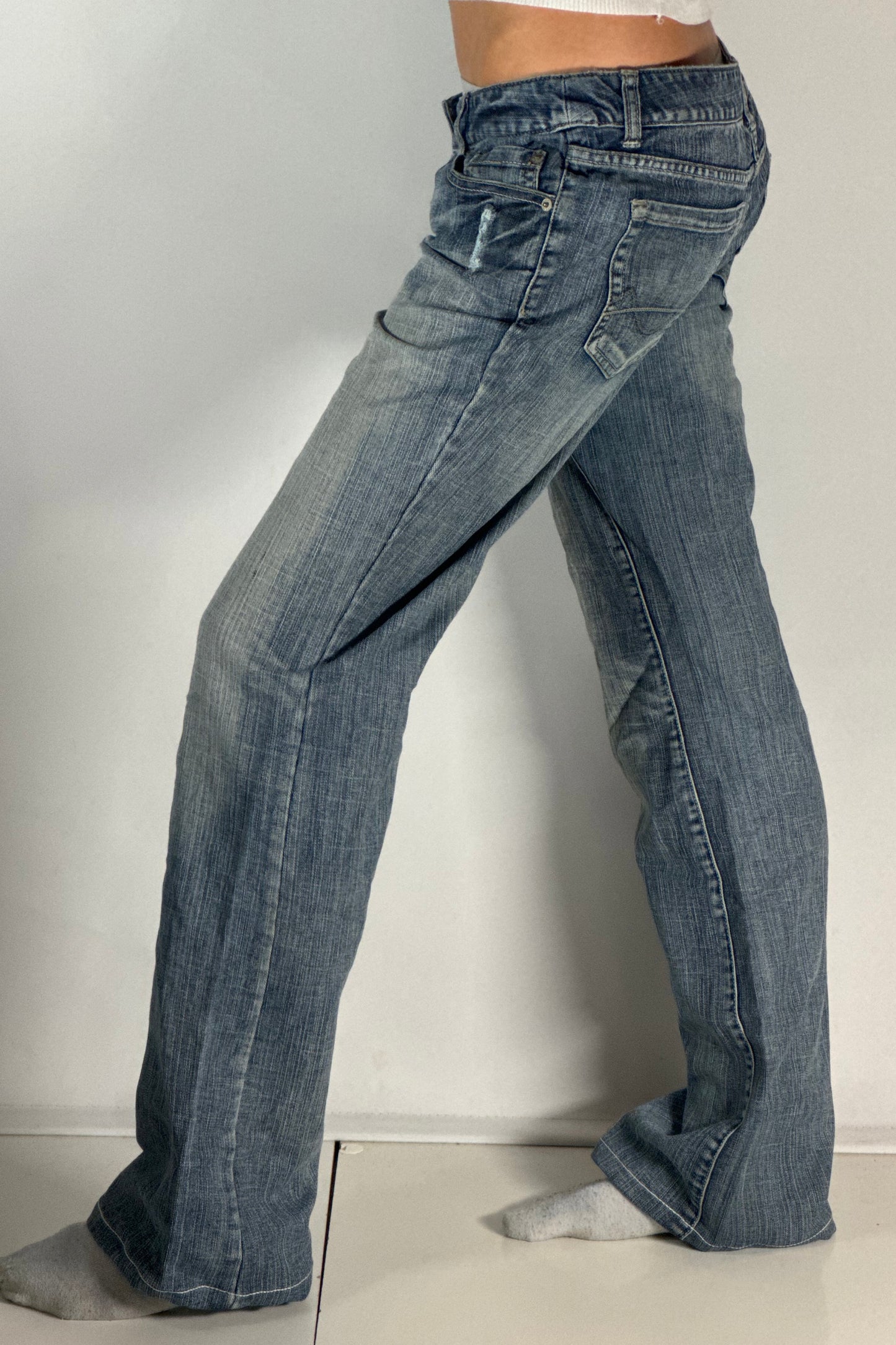 Lågmidjade jeans stl: S