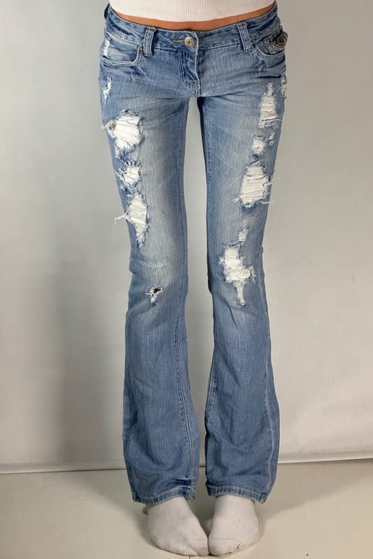 Lågmidjade jeans stl: S