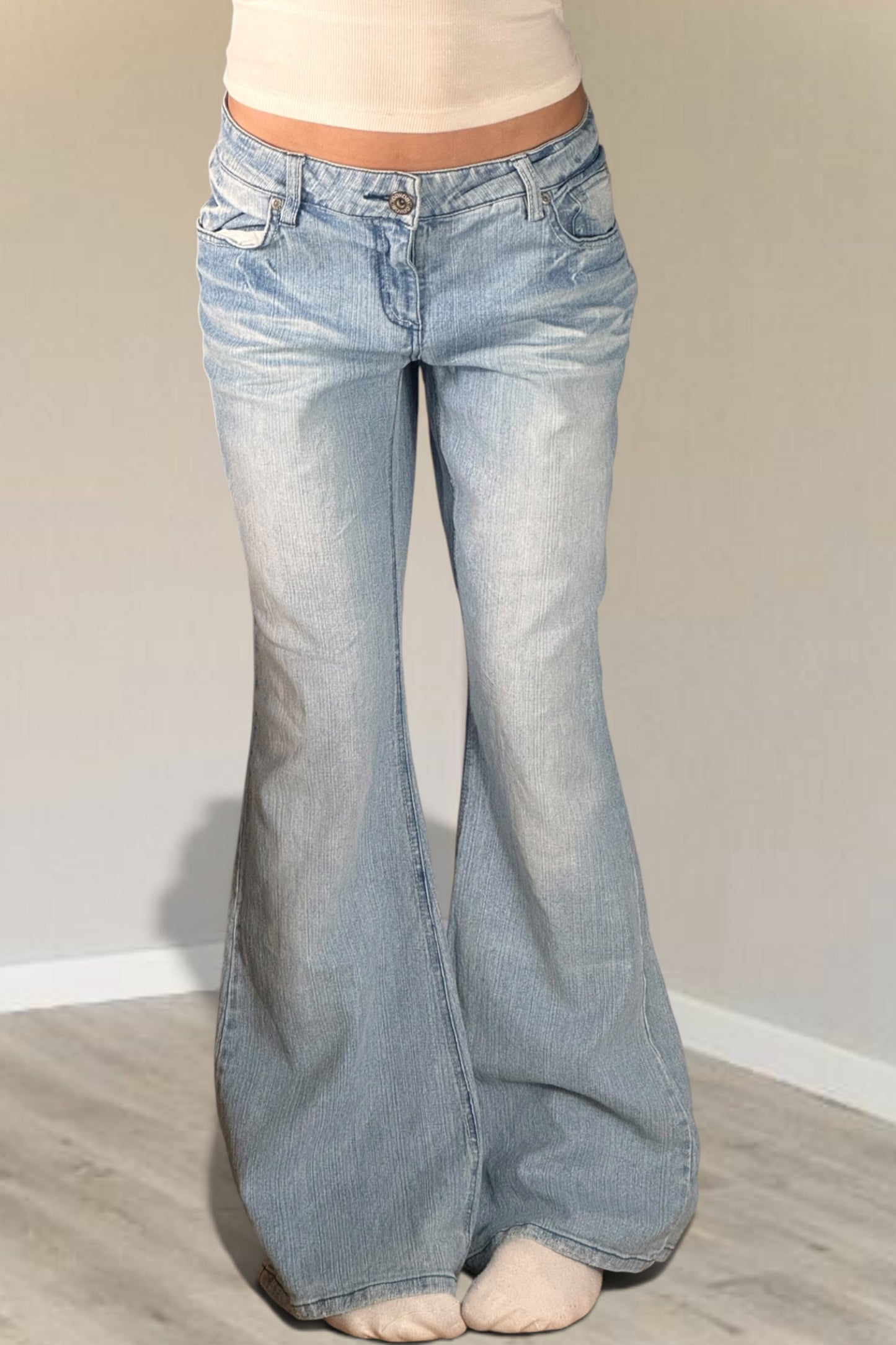 Lågmidjade jeans stl: XL
