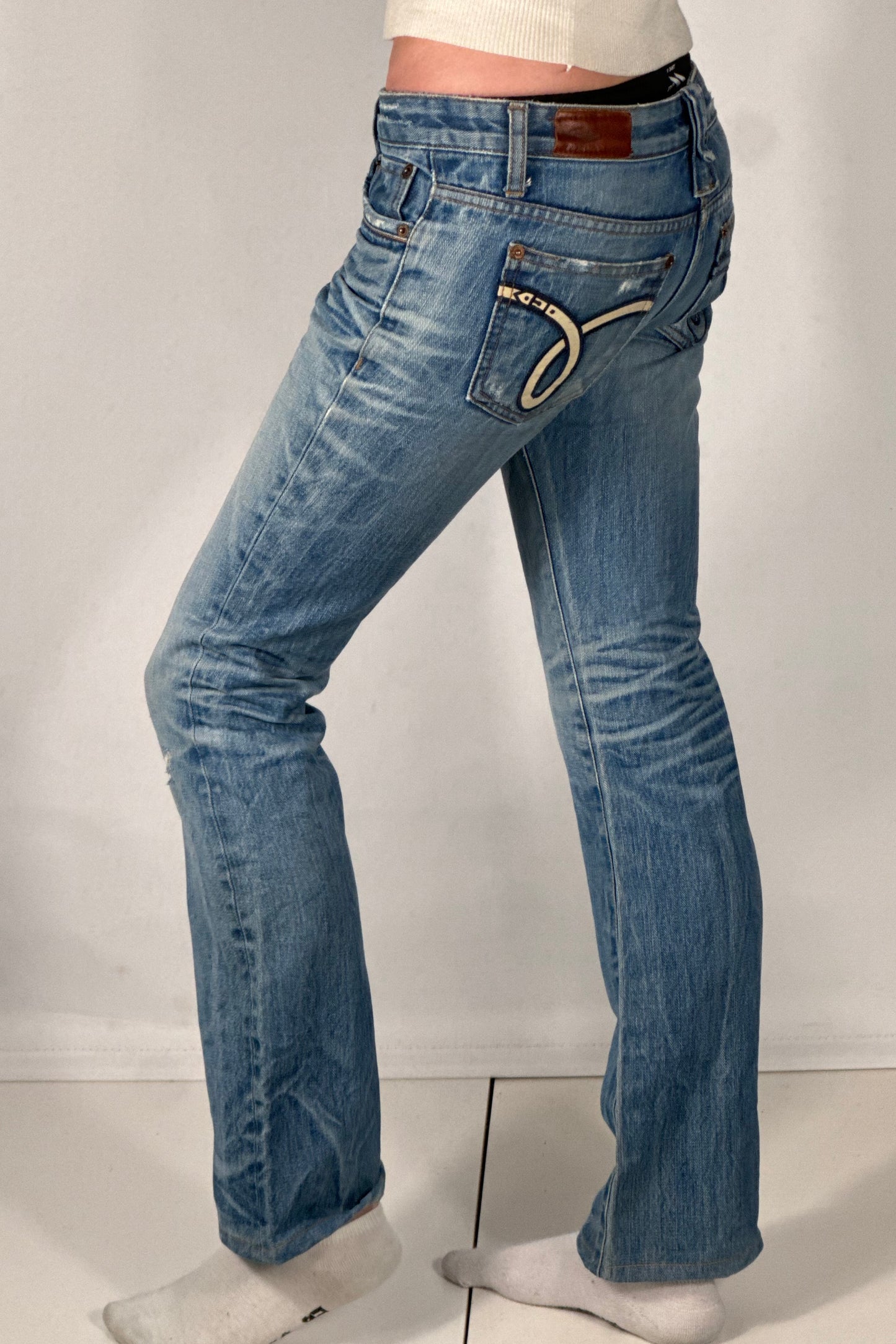 Lavtaljede jeans str: XS