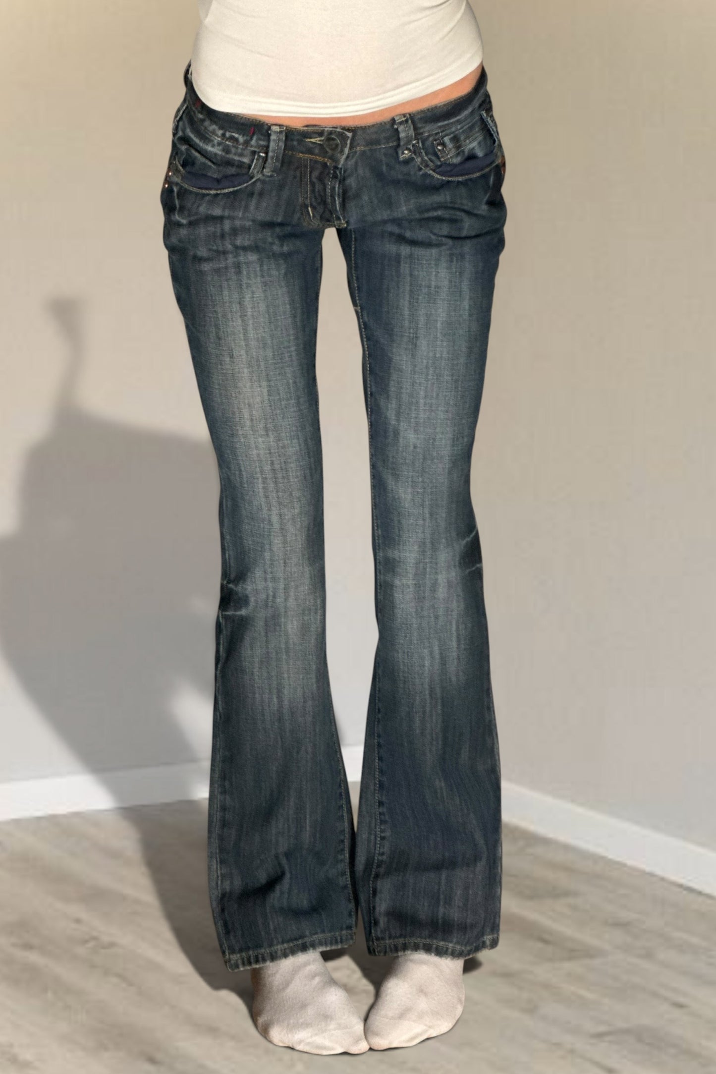 Lågmidjade jeans stl: XXS