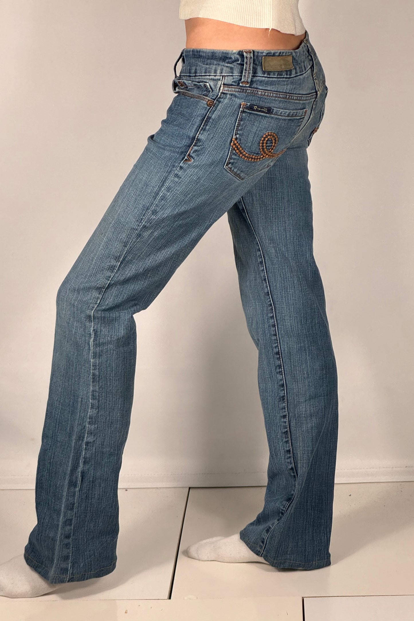 Lågmidjade jeans stl: XS