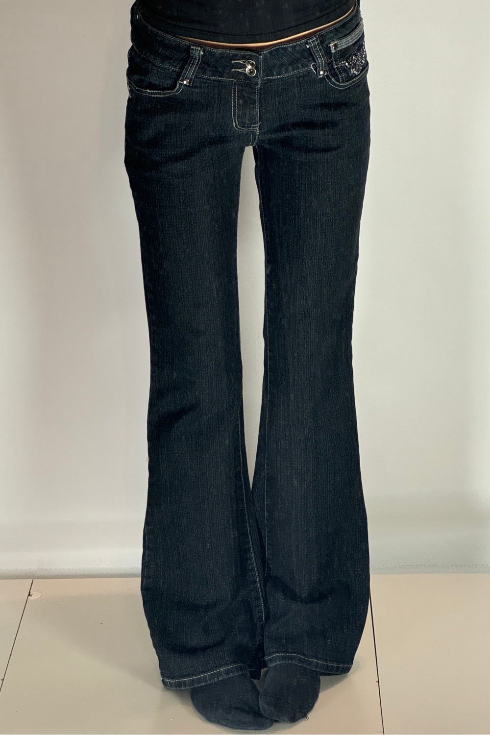 Lågmidjade jeans stl: M