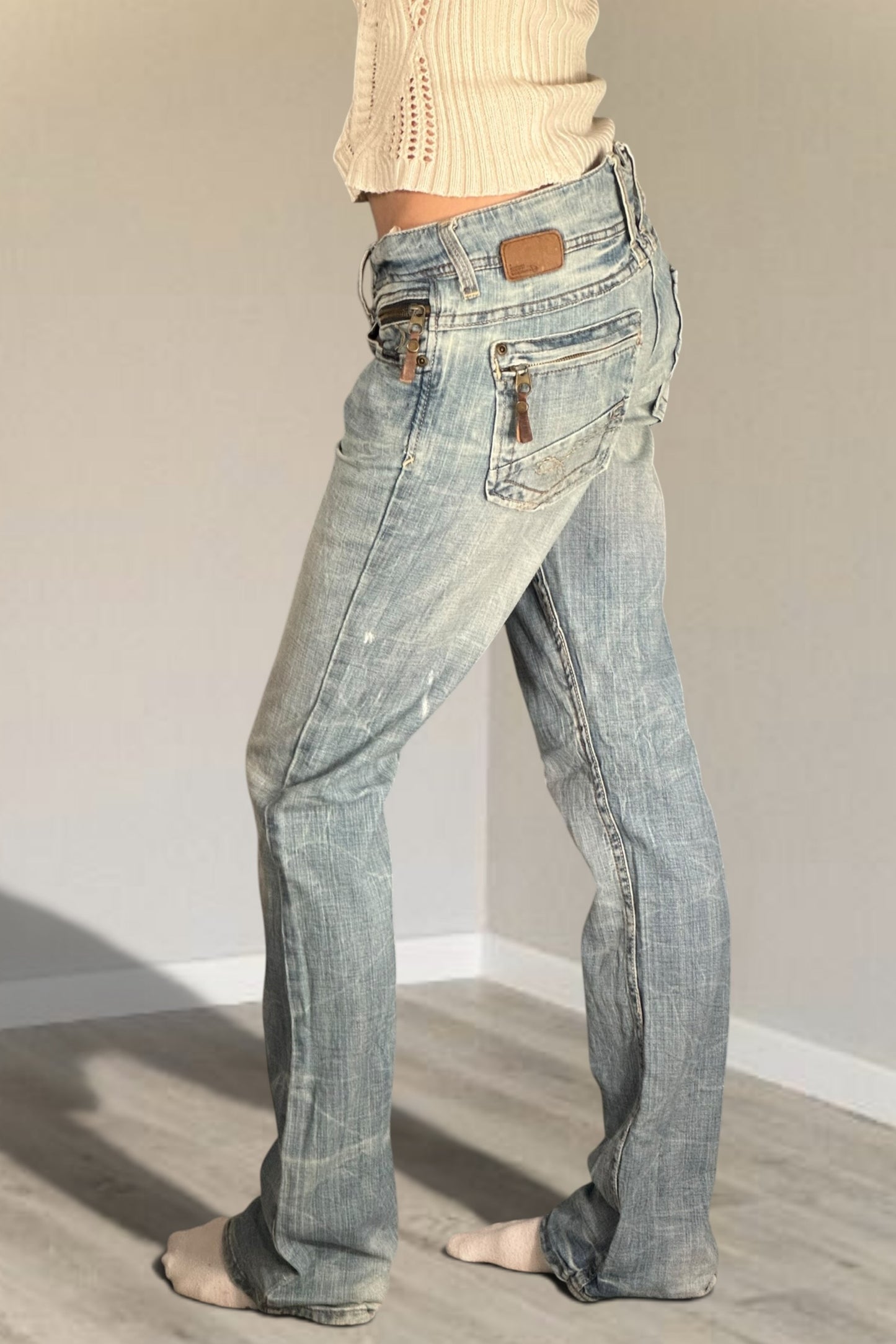 Lågmidjade jeans stl: XS/S