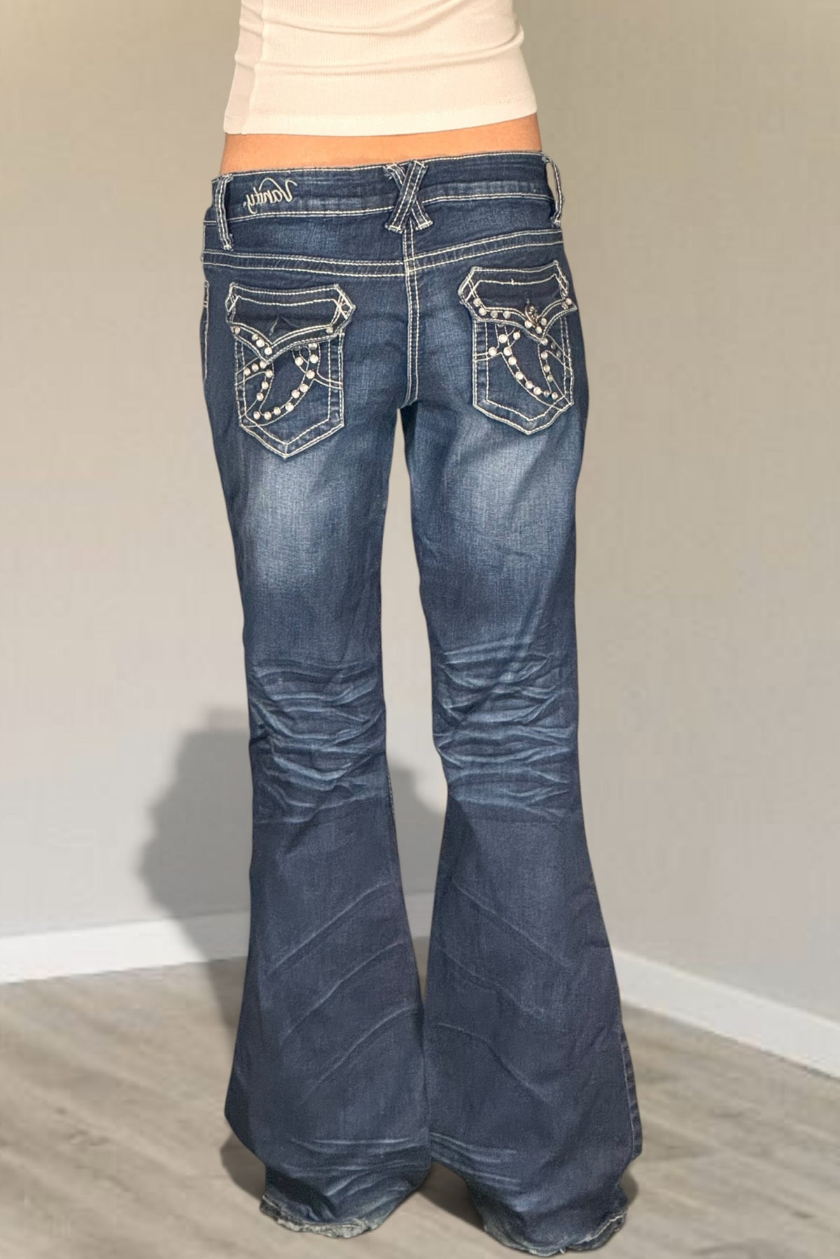 Lågmidjade jeans stl: S