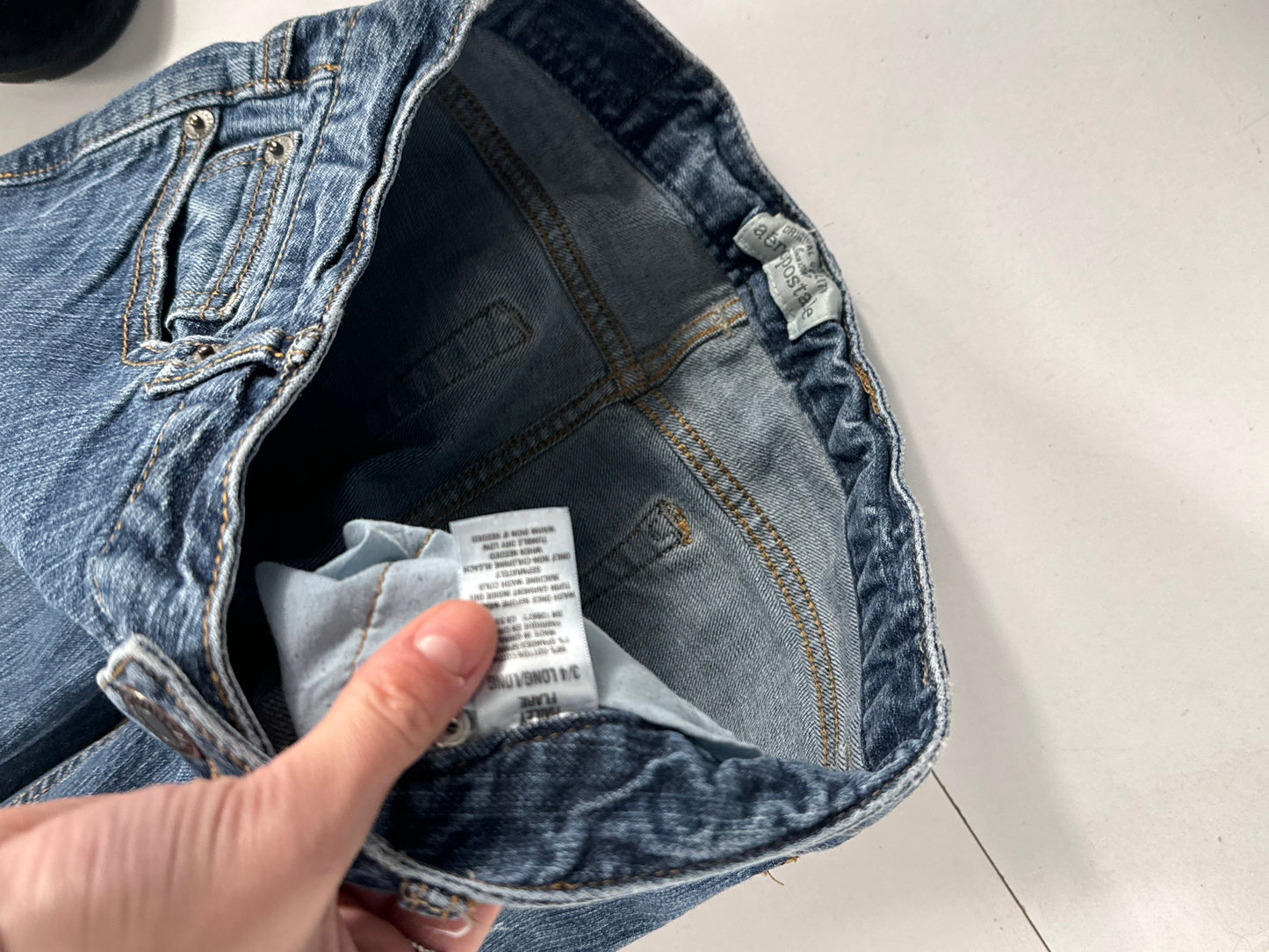 Lavt liv-jeans str: XS