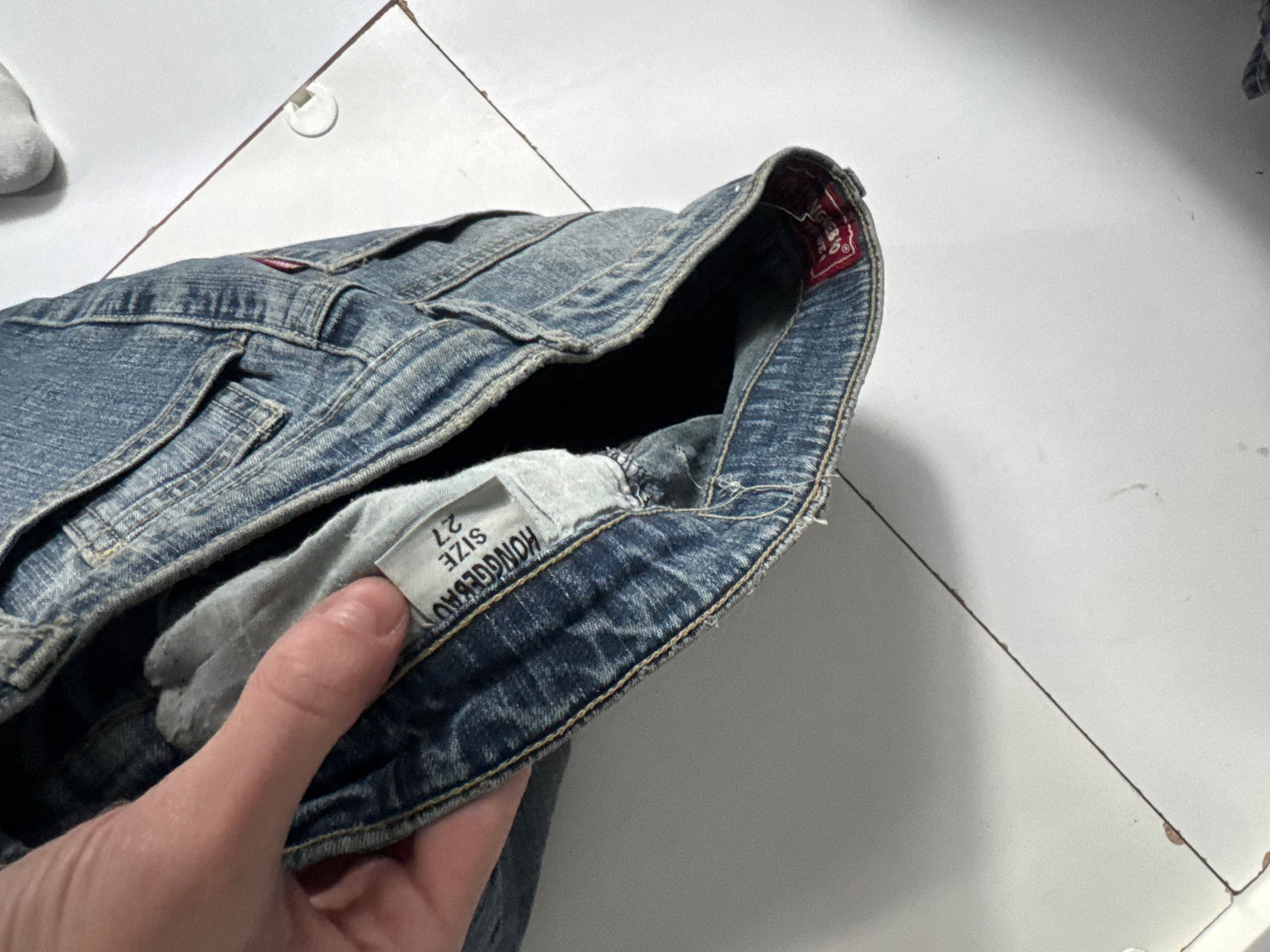 Lågmidjade jeans stl: XXS