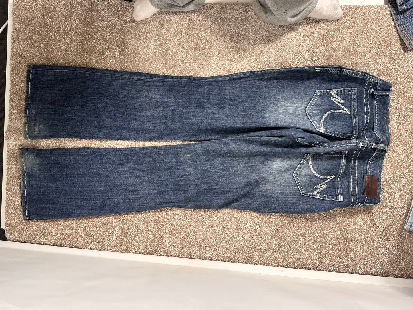 Lågmidjade jeans stl: S