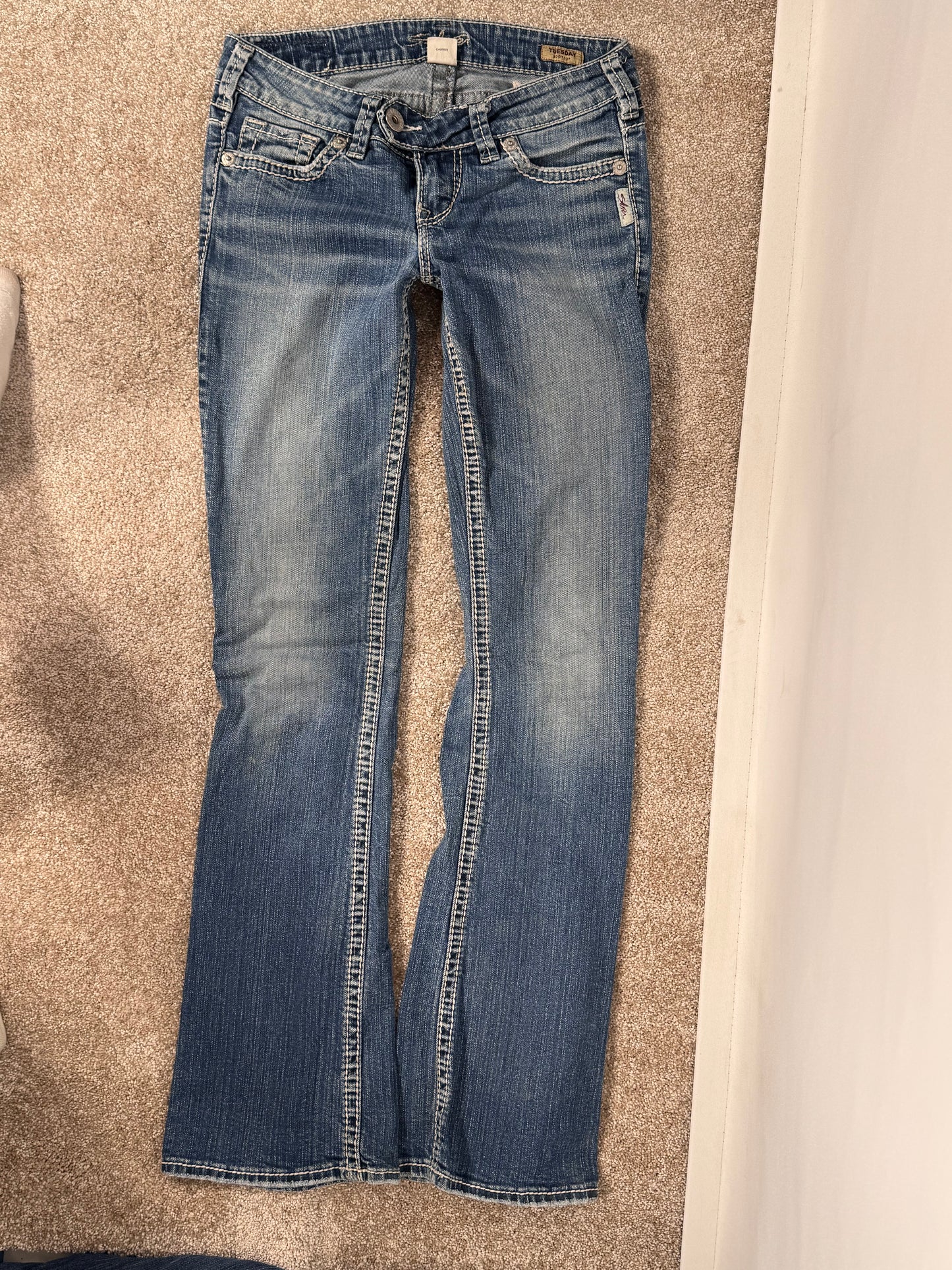 Lågmidjade jeans stl: XS