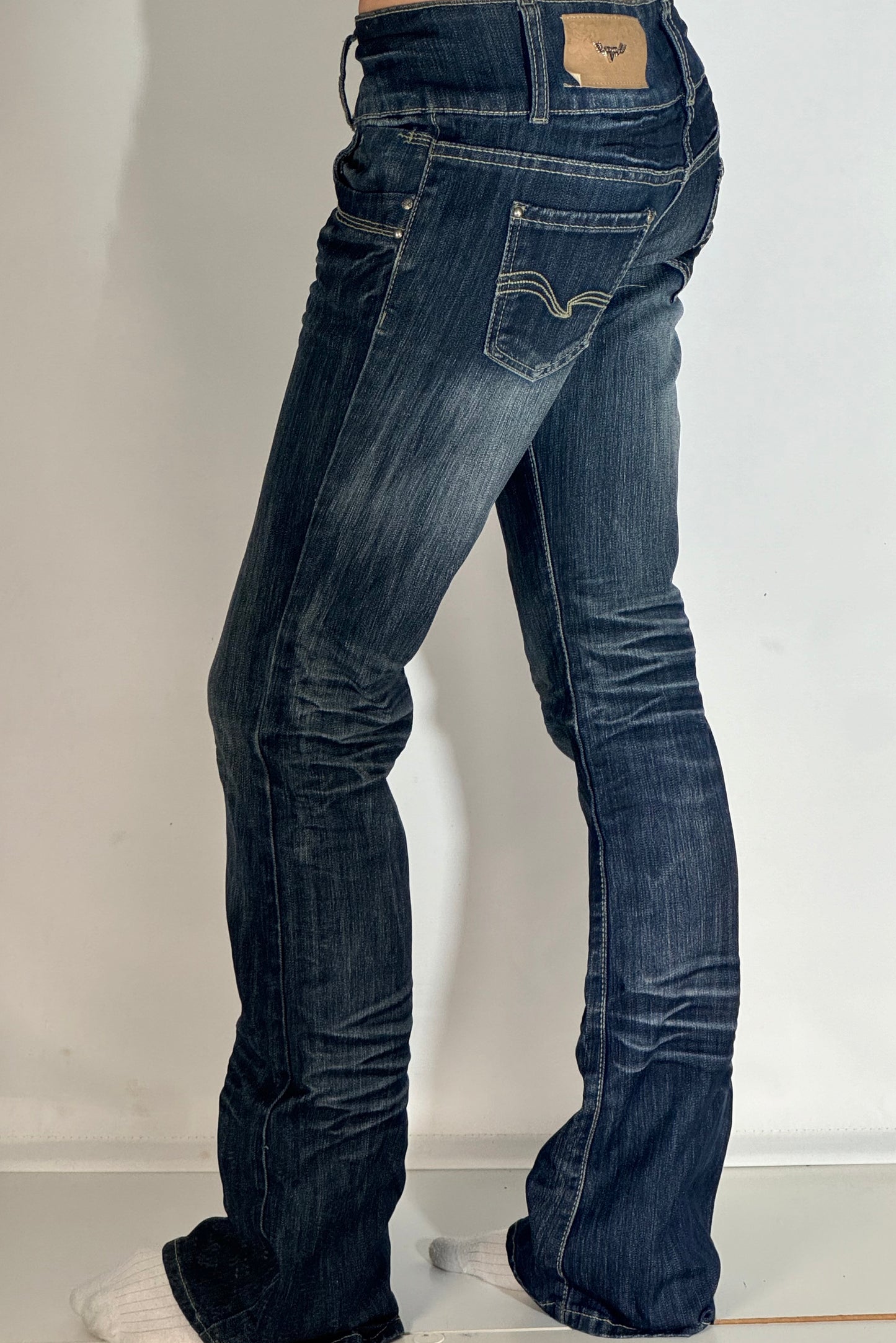 Lågmidjade jeans stl: S