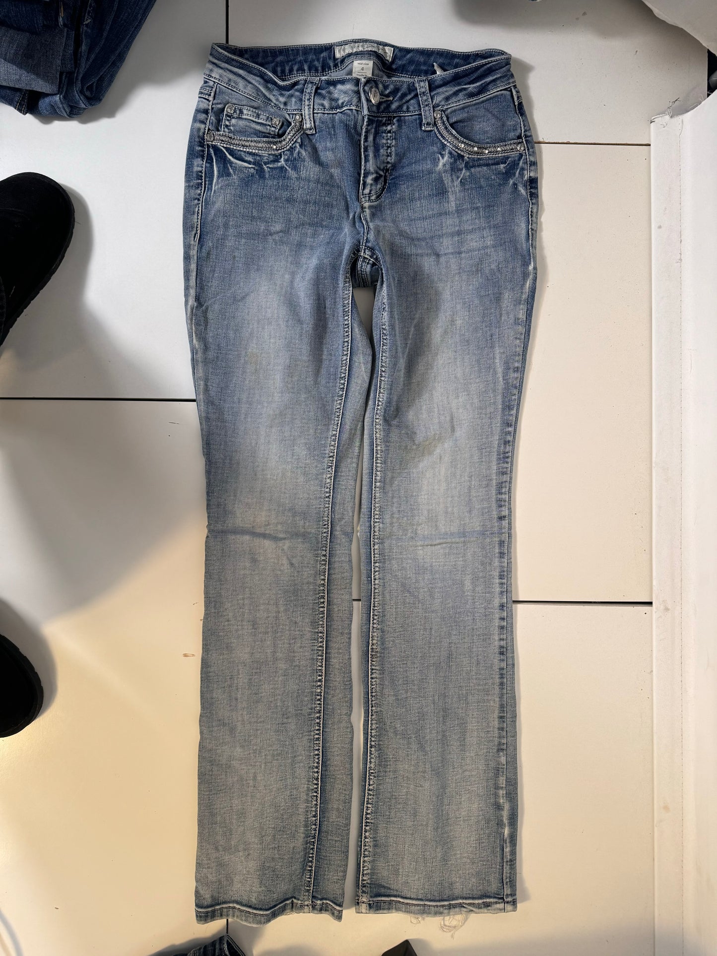 Lågmidjade jeans stl: XS