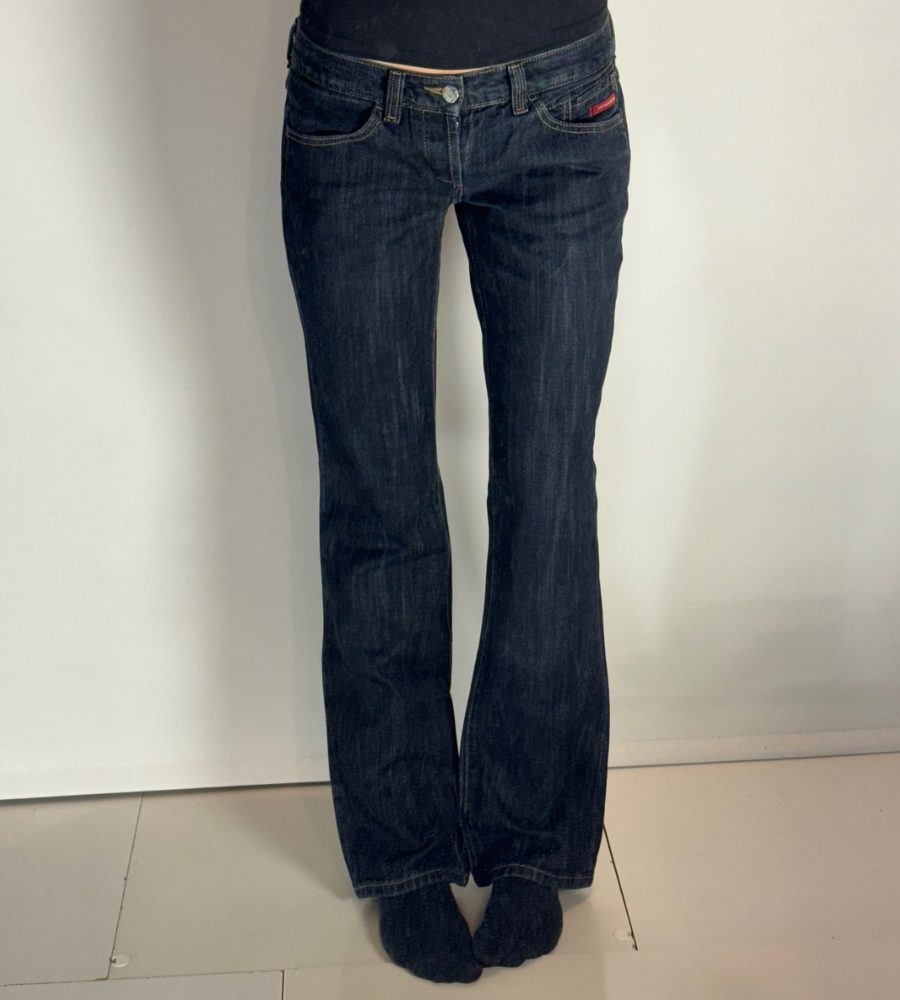 Lågmidjade jeans–stl: S