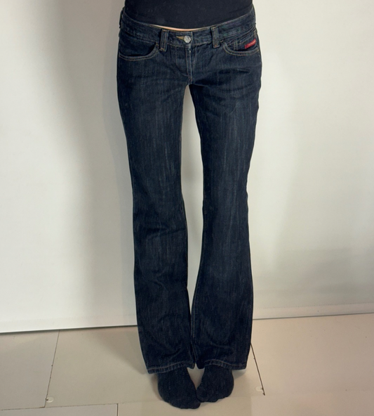 Lågmidjade jeans–stl: S