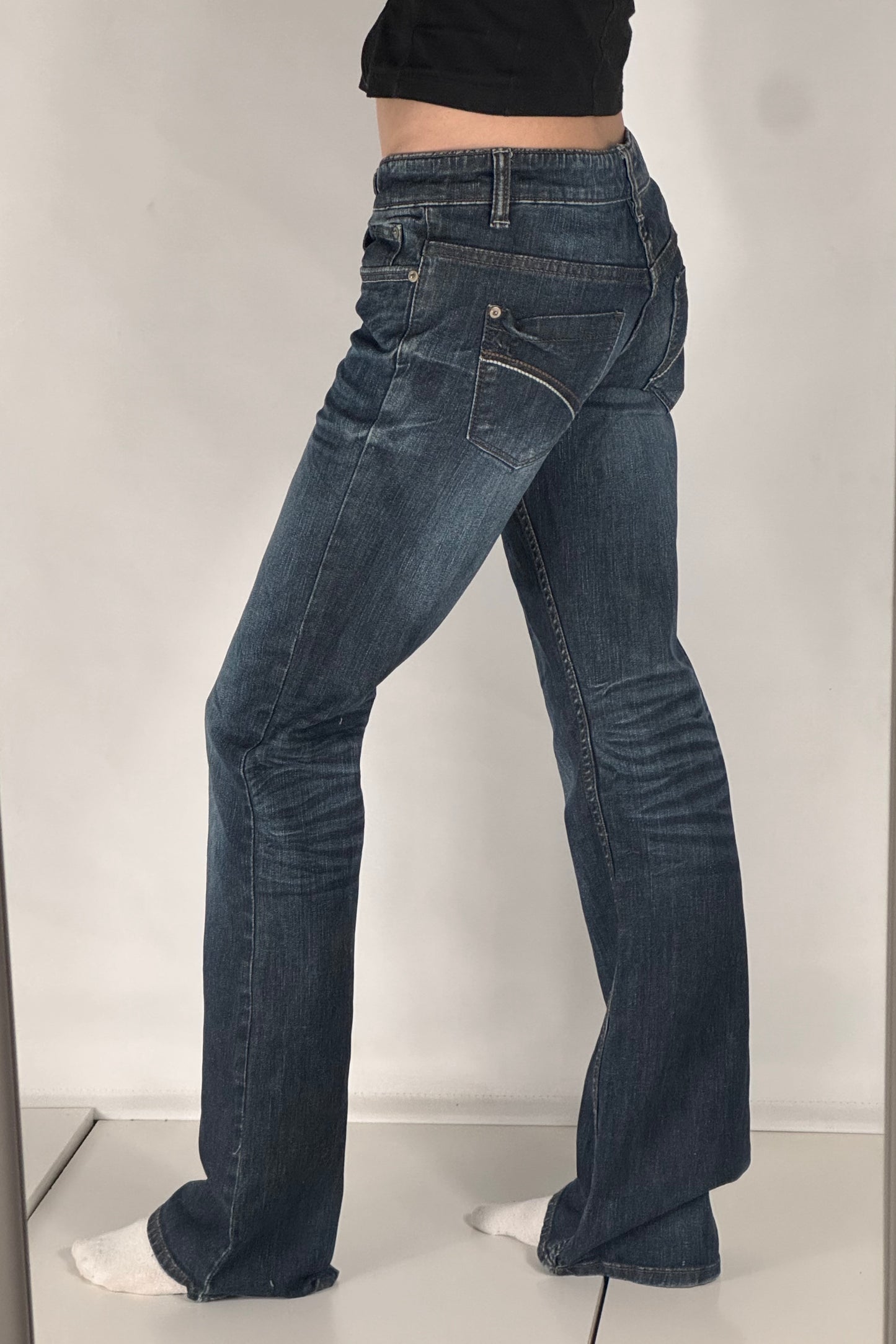 Lågmidjade jeans stl: S