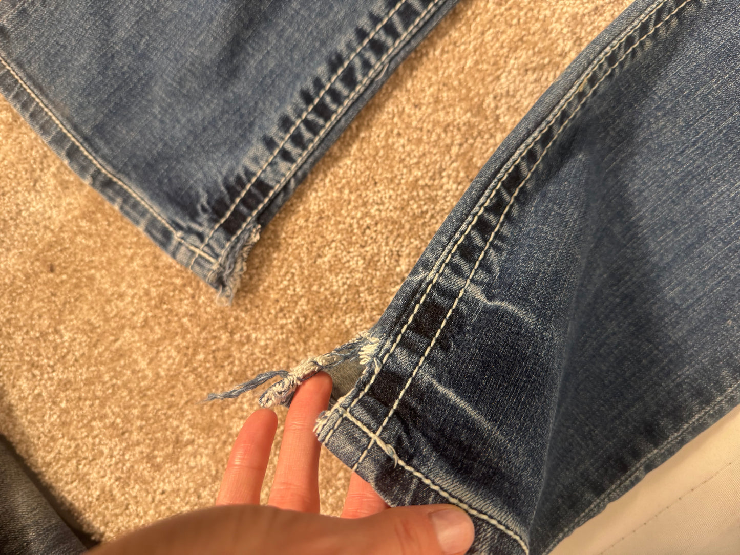 Lågmidjade jeans stl: XXS