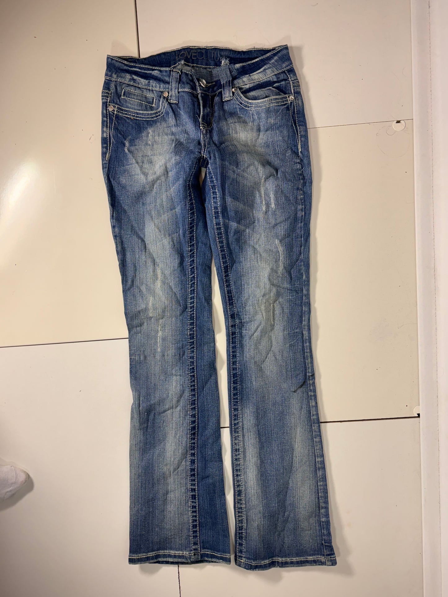 Lågmidjade jeans stl: XS