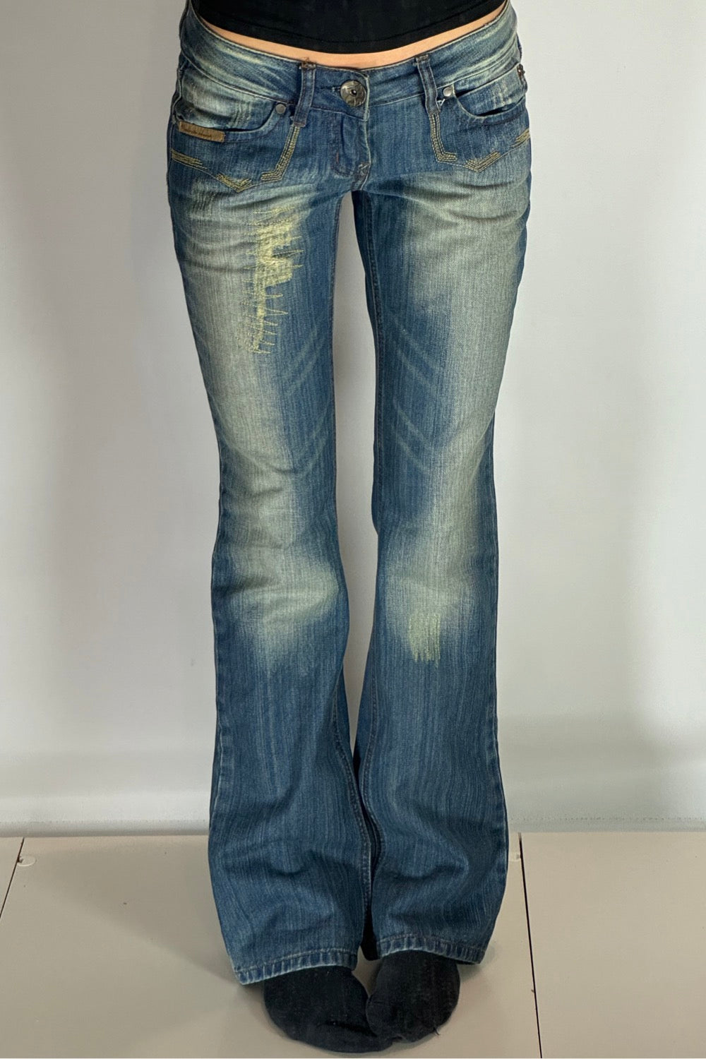 Lågmidjade jeans stl: S