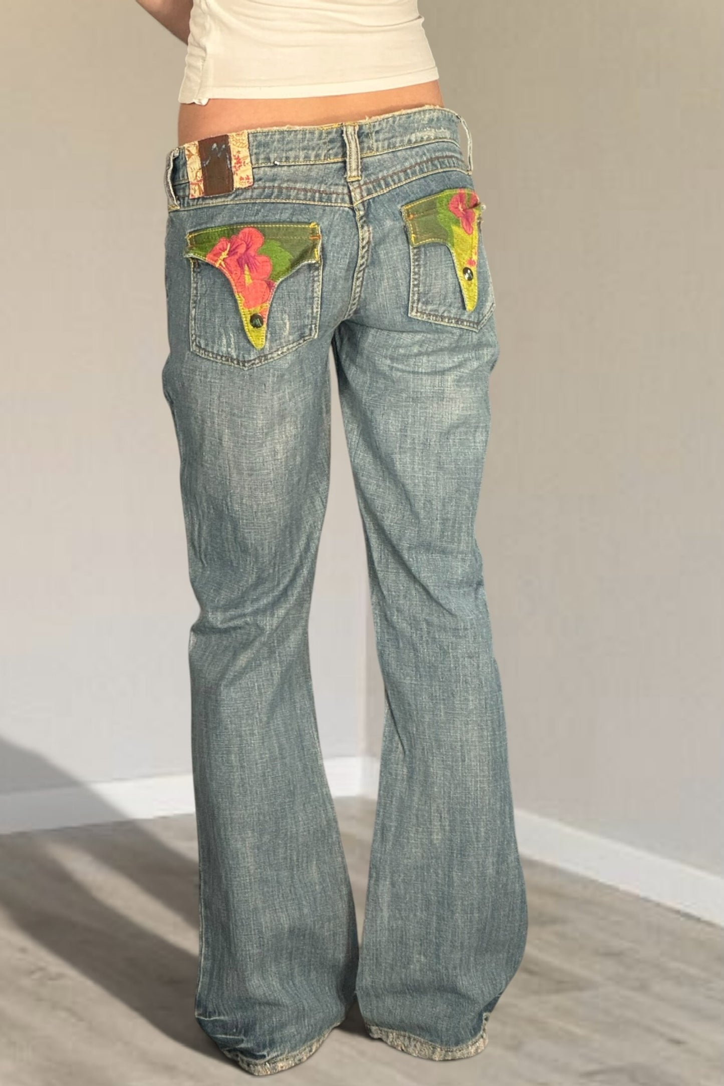 Lågmidjade jeans stl: M