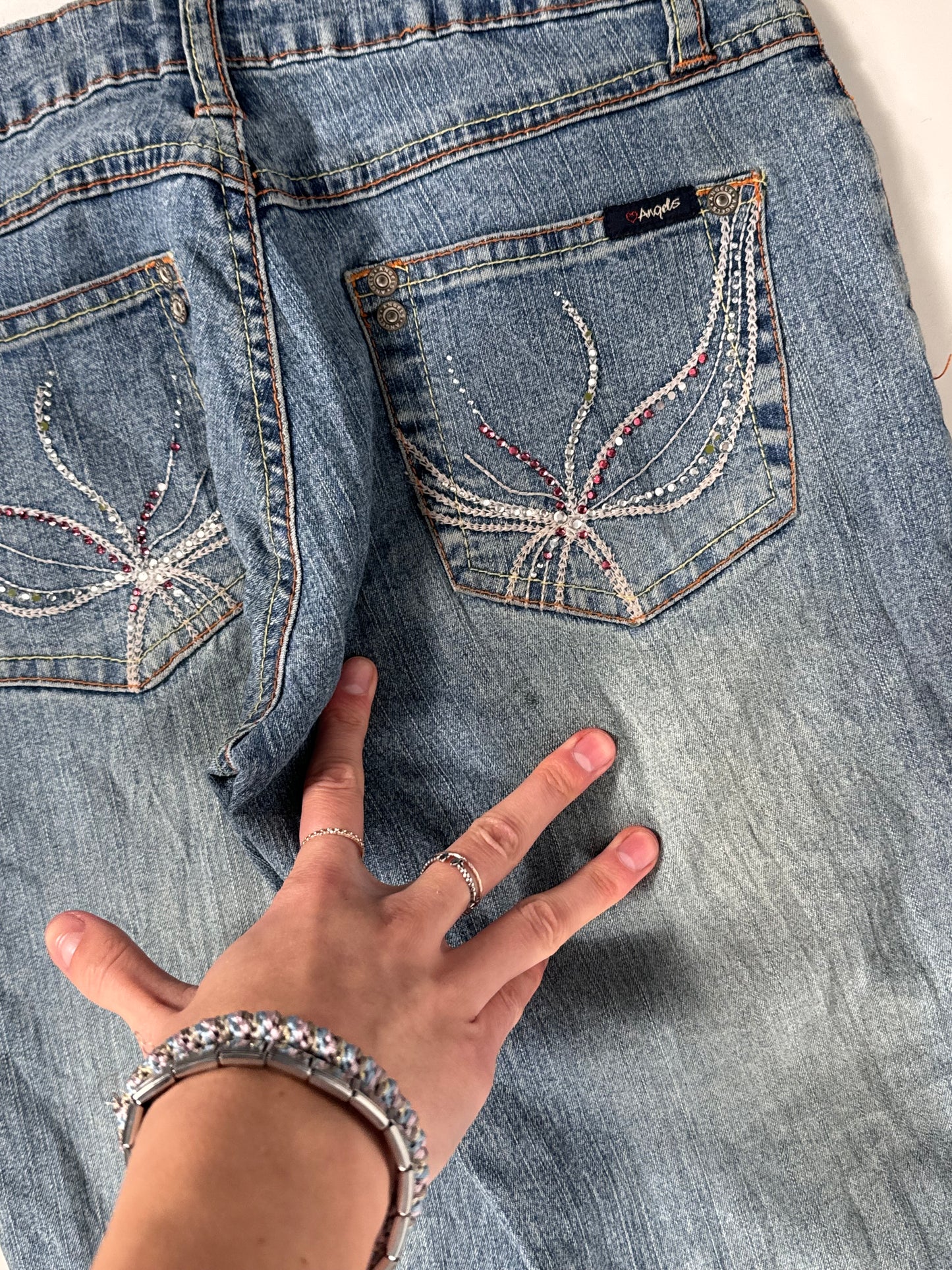 Lavlivede jeans str: XXS
